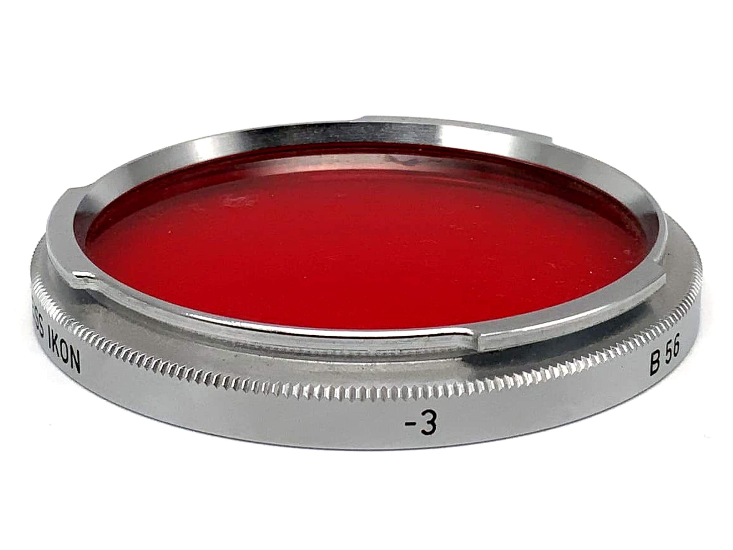 Zeiss Ikon Farbfilter Rot -3 B56 R8x Red Contarex Bajonett Kreisförmig MCo