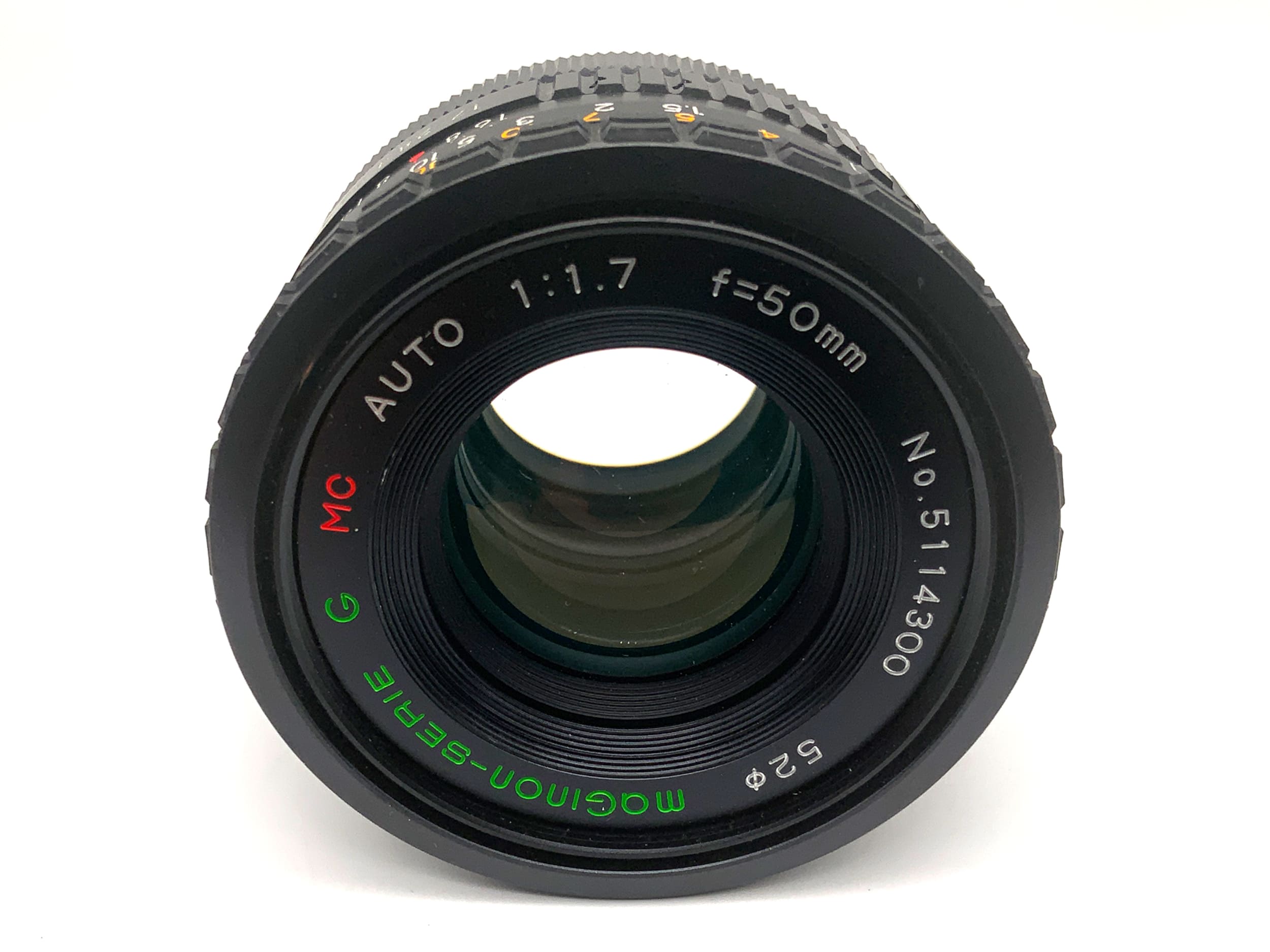 Maginon 50mm 1:1.7 Objektiv Serie G MC Auto Festbrennweite (Canon FD)