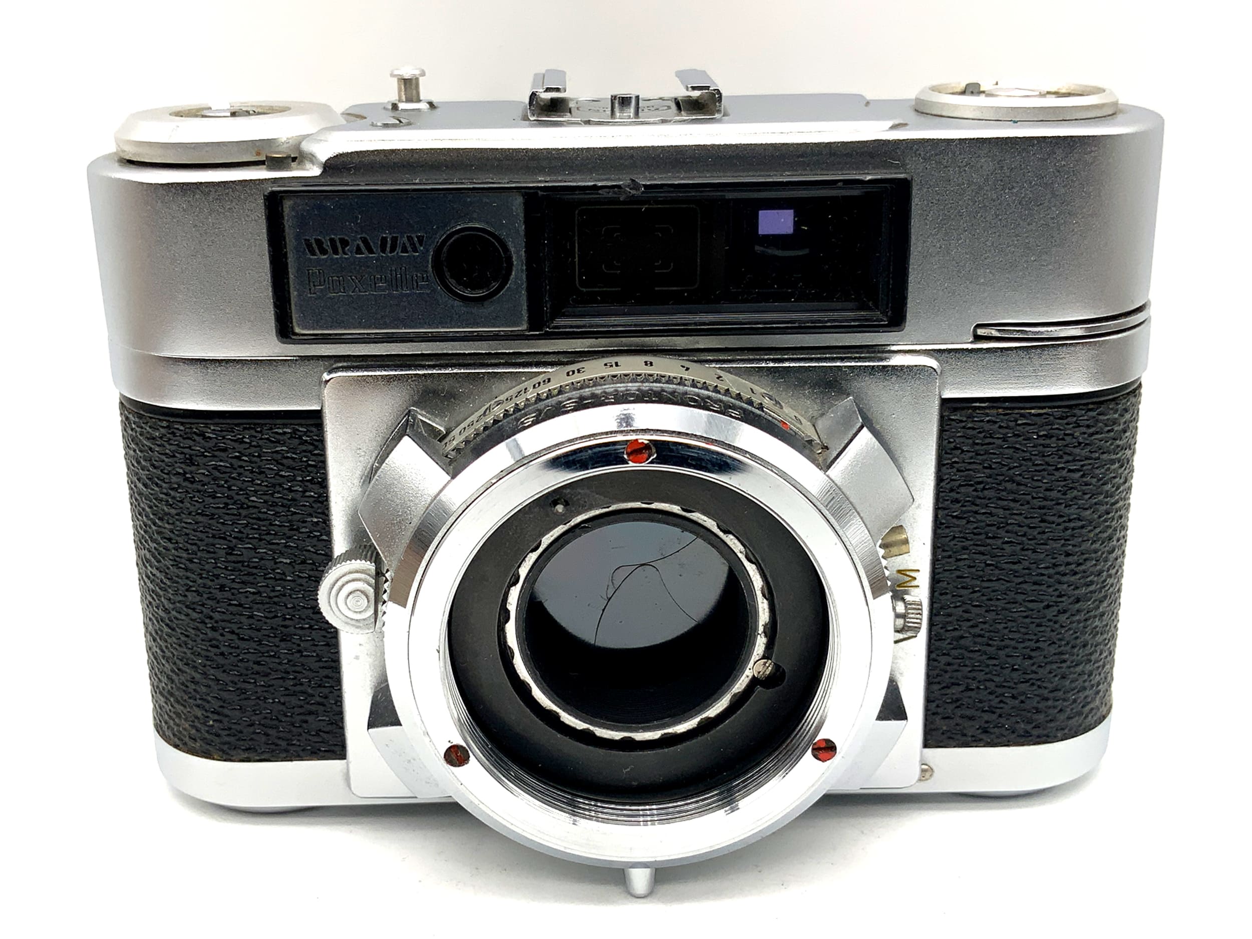 Braun Paxette Sucherkamera Prontor-SVS (ohne Objektiv) Analogkamera