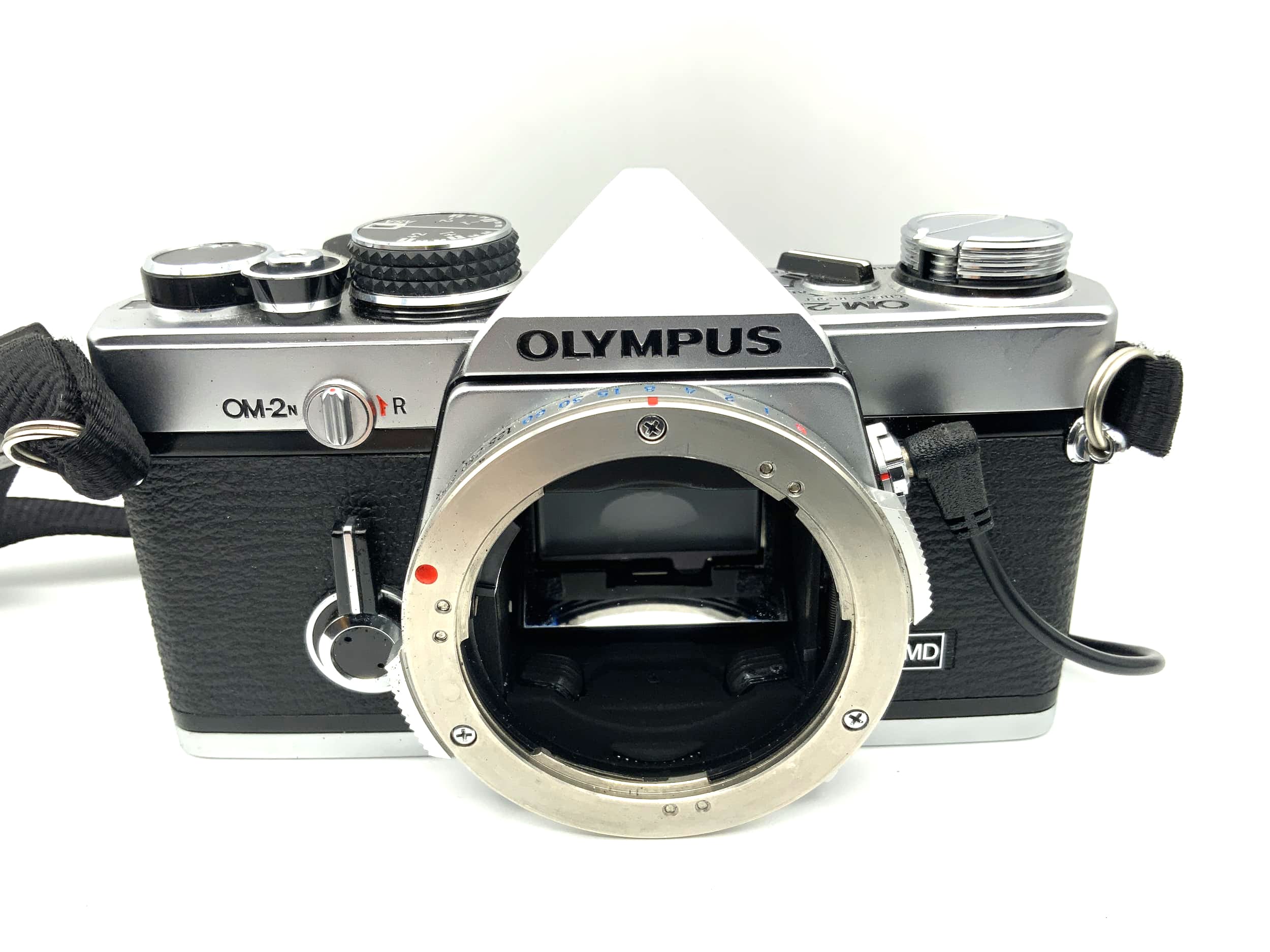 Olympus OM-2N 35mm Spiegelreflexkamera analog mit Recordata Back 2 (Olympus OM)