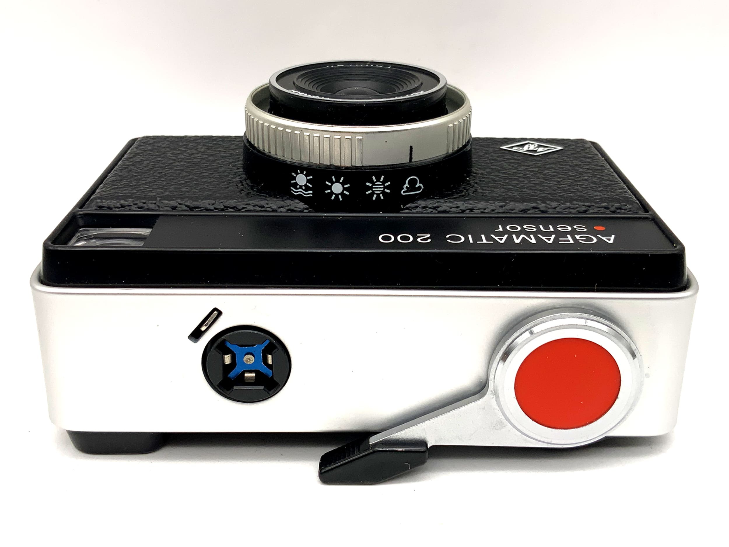 Agfa Agfamatic 200 Sensor Sucherkamera mit Color-Agnar Analogkamera