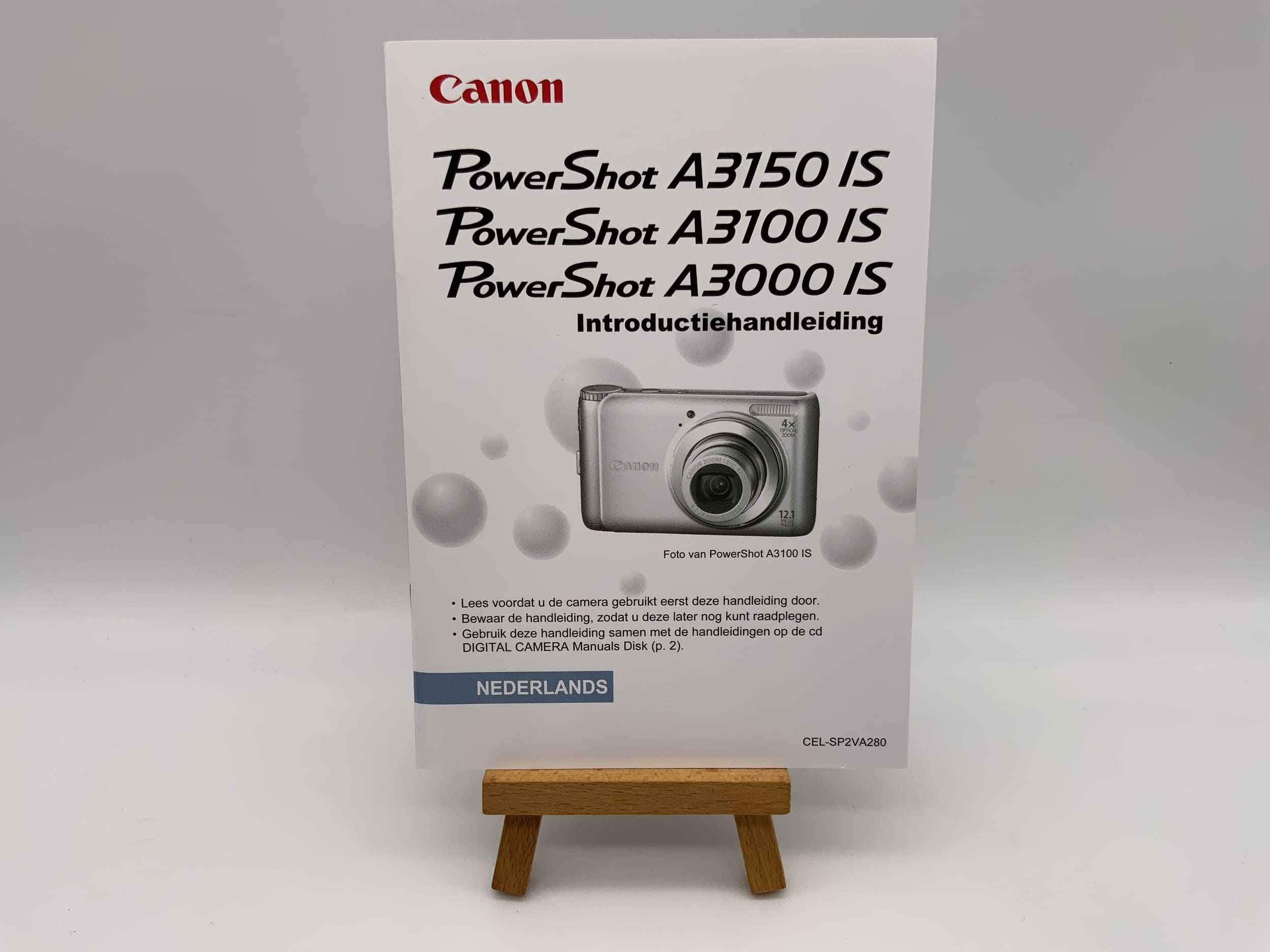 Canon PowerShot A3150 IS A3100 IS / A3000 IS Bedienungsanleitung Niederländisch