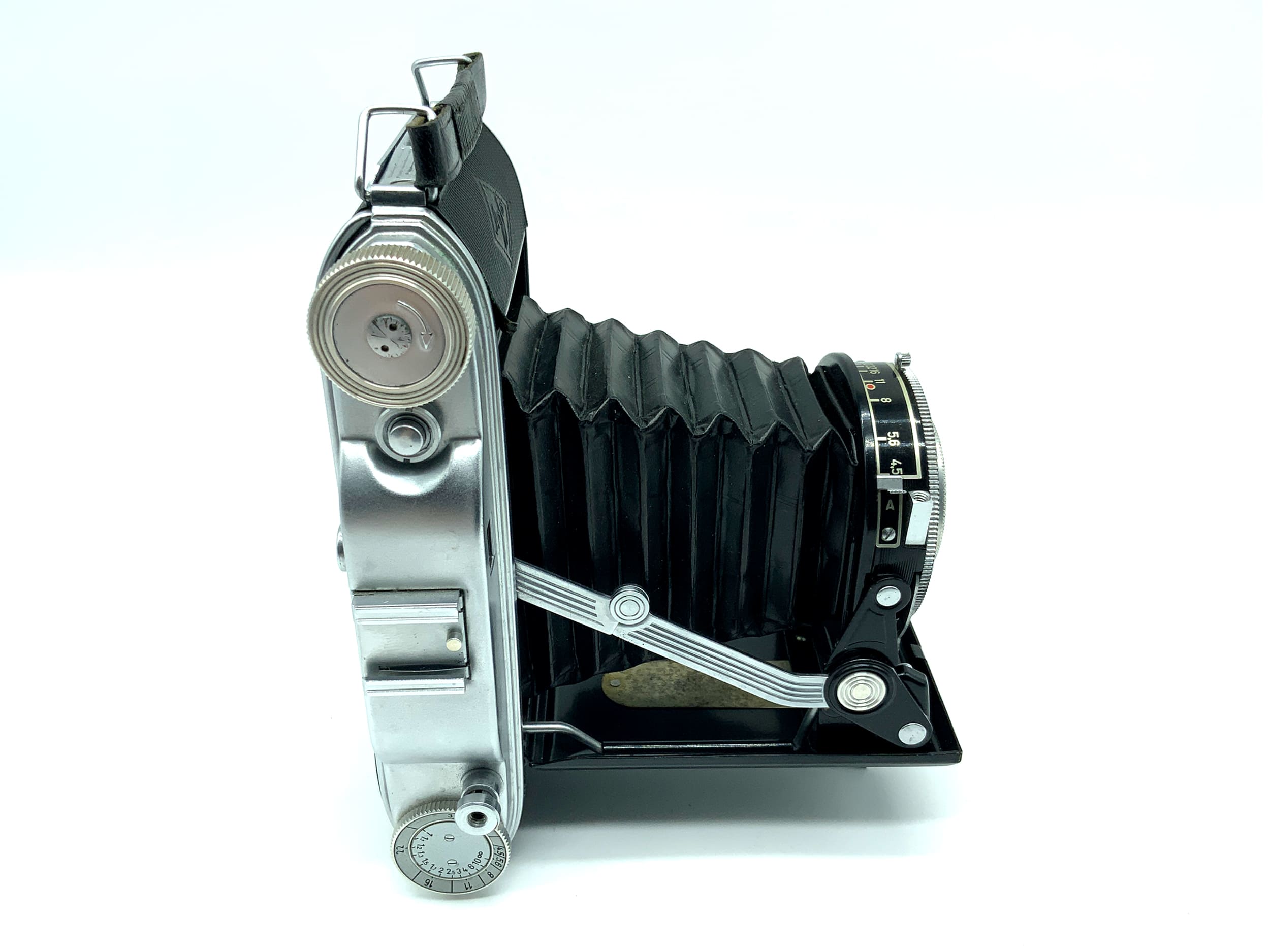 Agfa Record I Klappkamera mit Agnar 105mm 1:4,5 Pronto Analogkamera