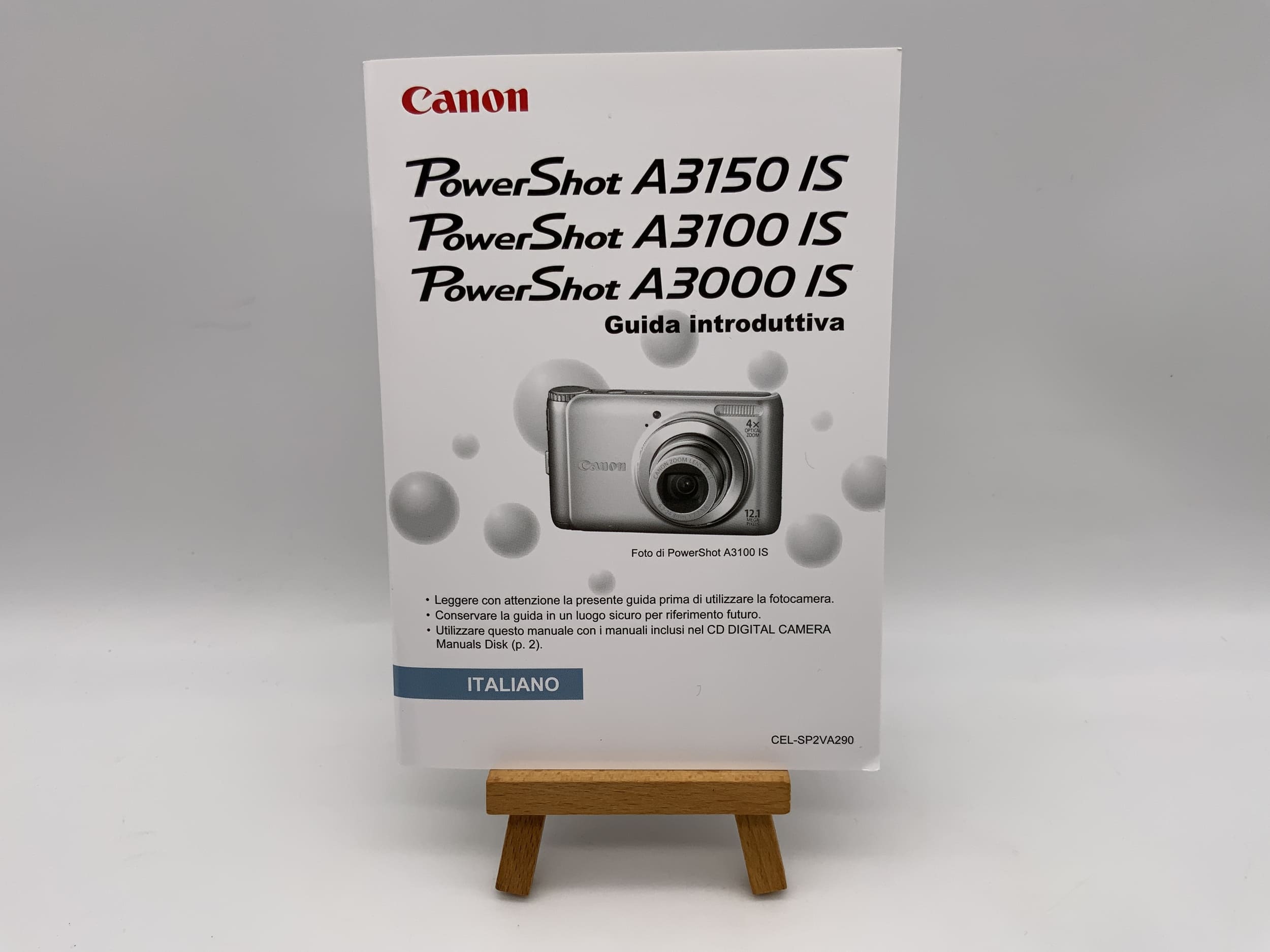 Canon PowerShot A3150 IS A3100 IS / A3000 IS Bedienungsanleitung Italienisch
