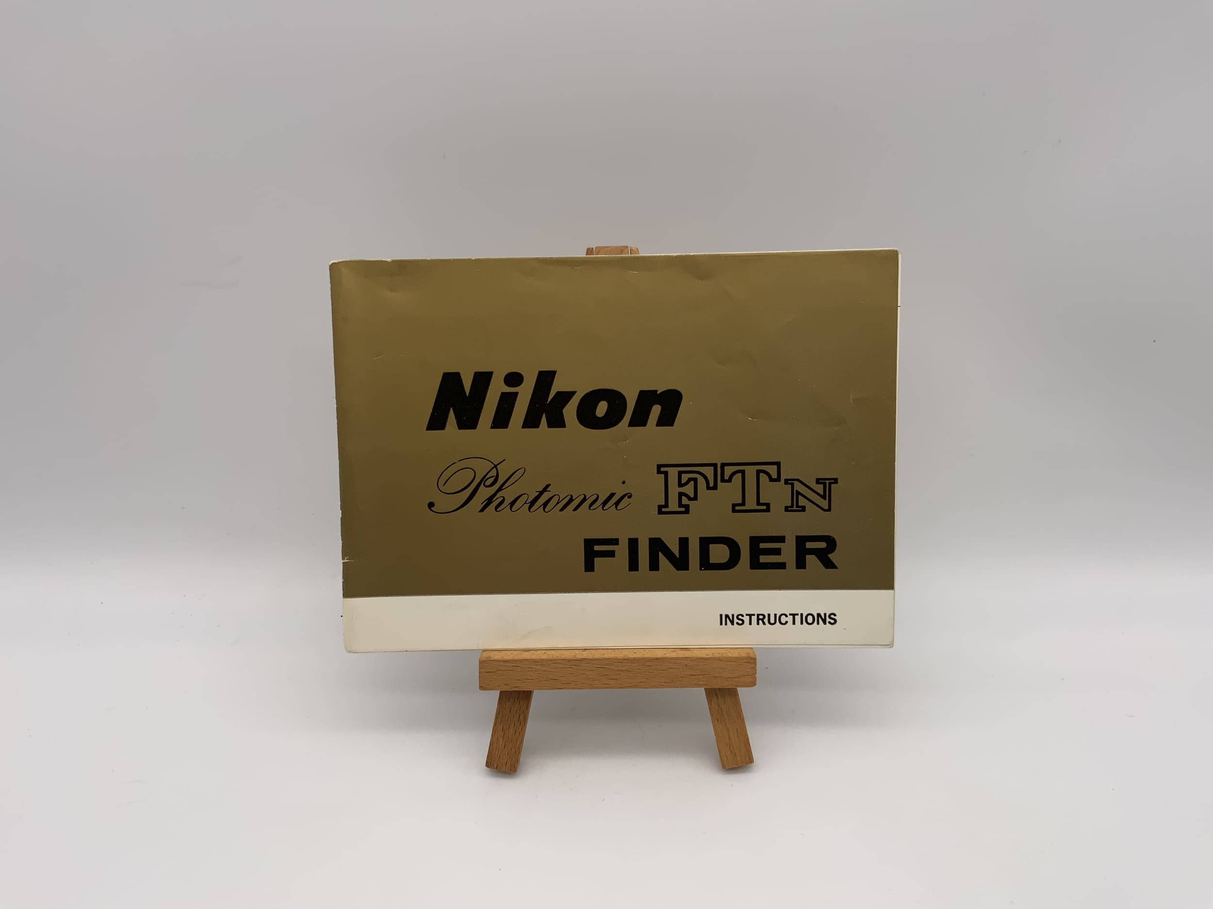 Nikon Photomic FTN Finder Bedienungsanleitung Englisch