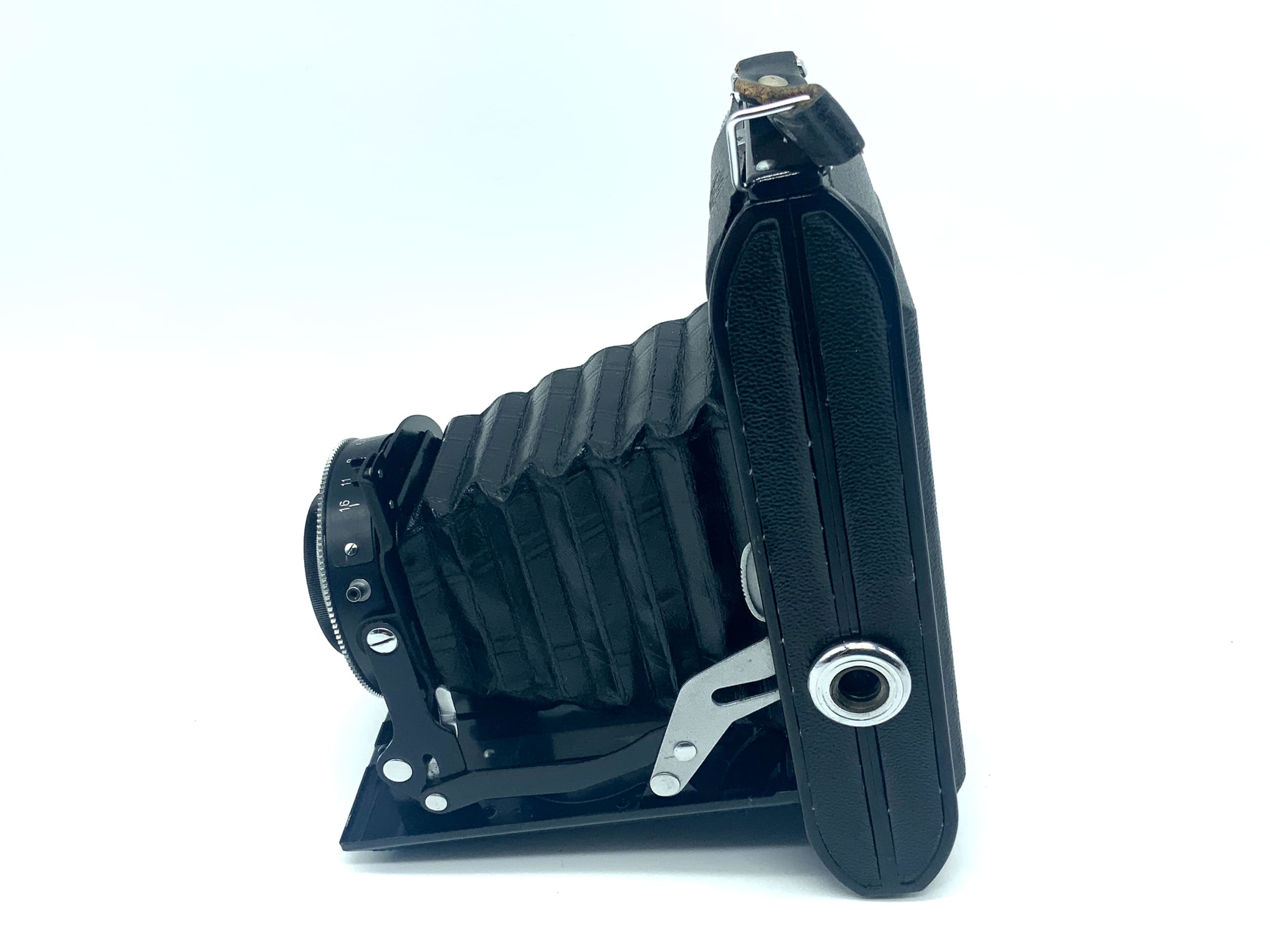 Welta Belfoca II Klappkamera mit Feinmess Dresden Bonotar 10,5cm 1:4,5 red V