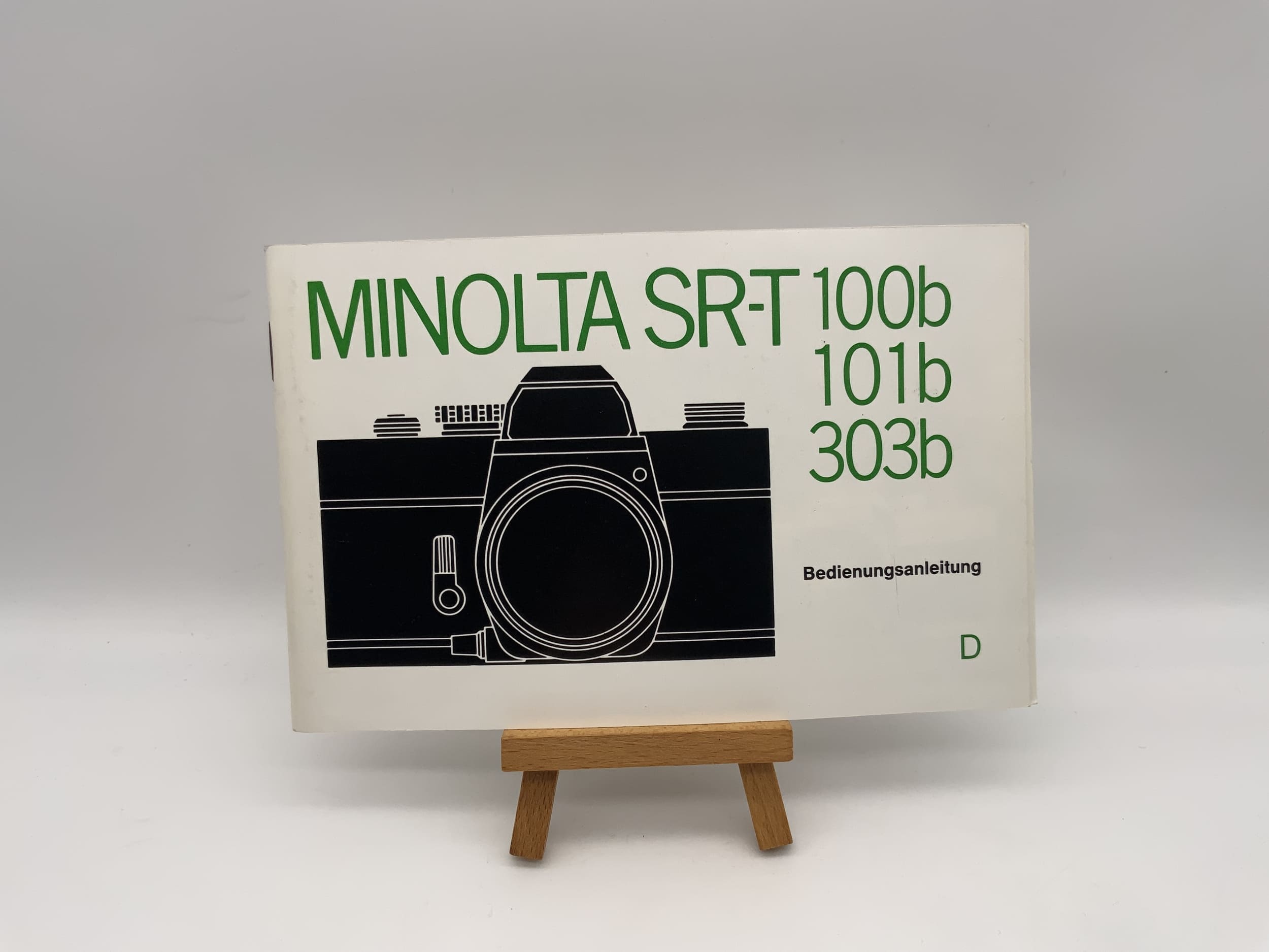 Minolta SR-T 100b 101b 303b Bedienungsanleitung Deutsch