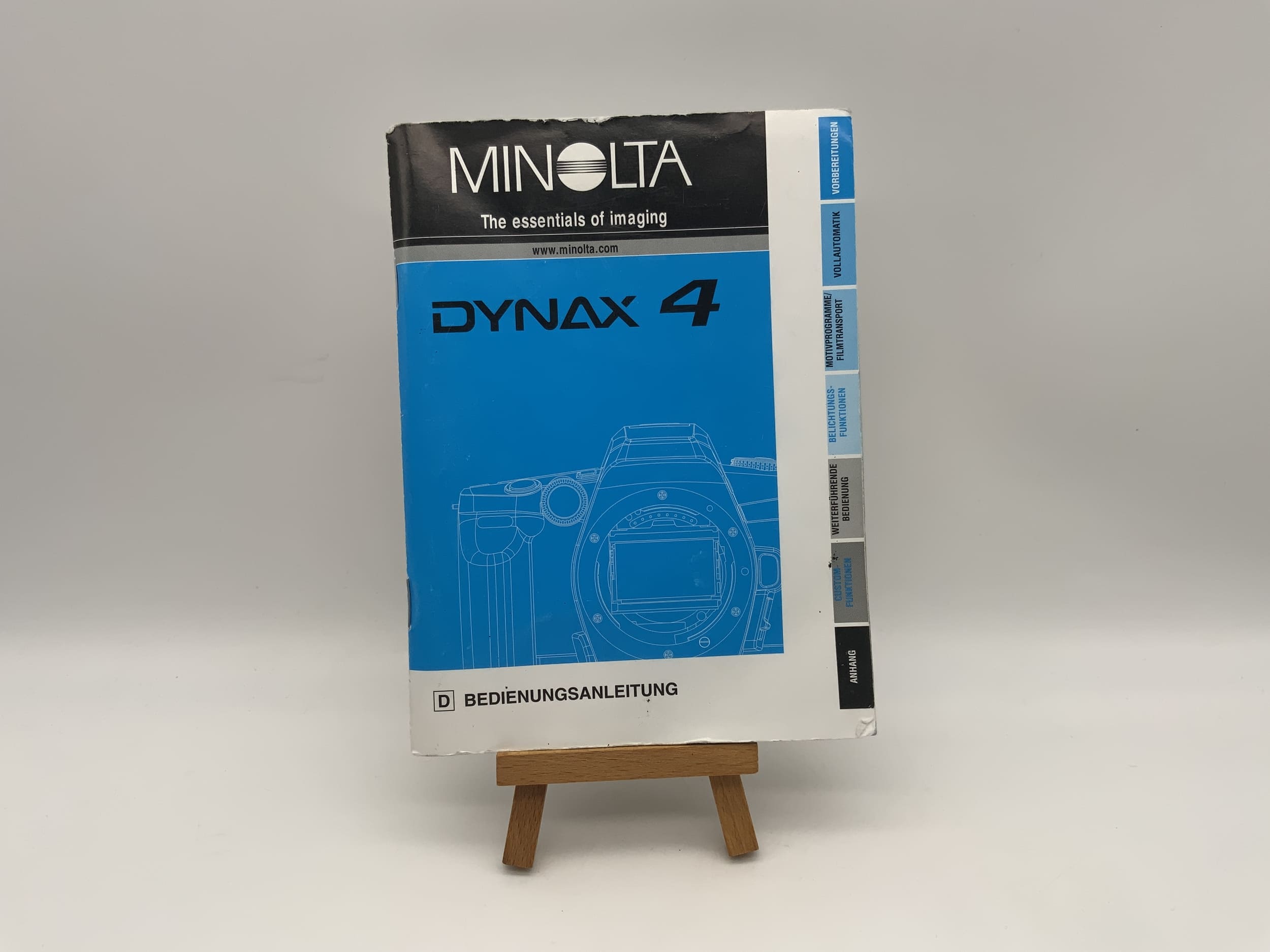 Minolta Dynax 4 Bedienungsanleitung Deutsch
