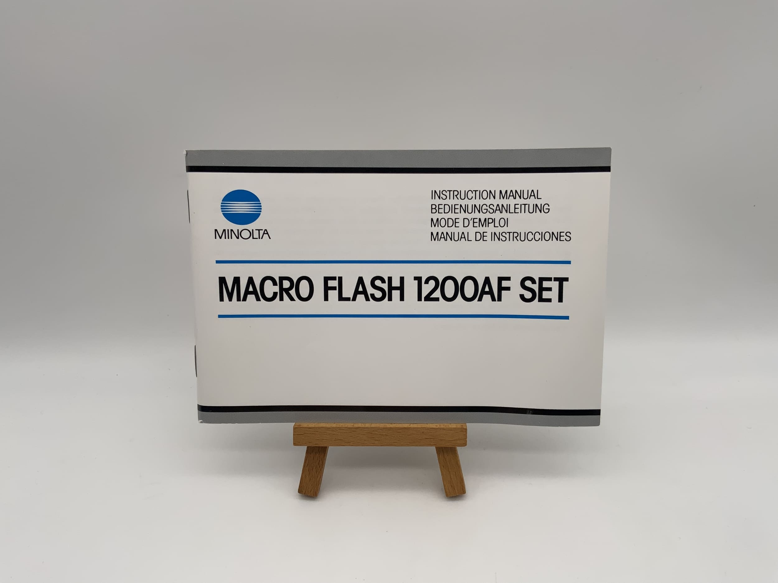 Minolta Macro Flash 1200AF SET Bedienungsanleitung Deutsch