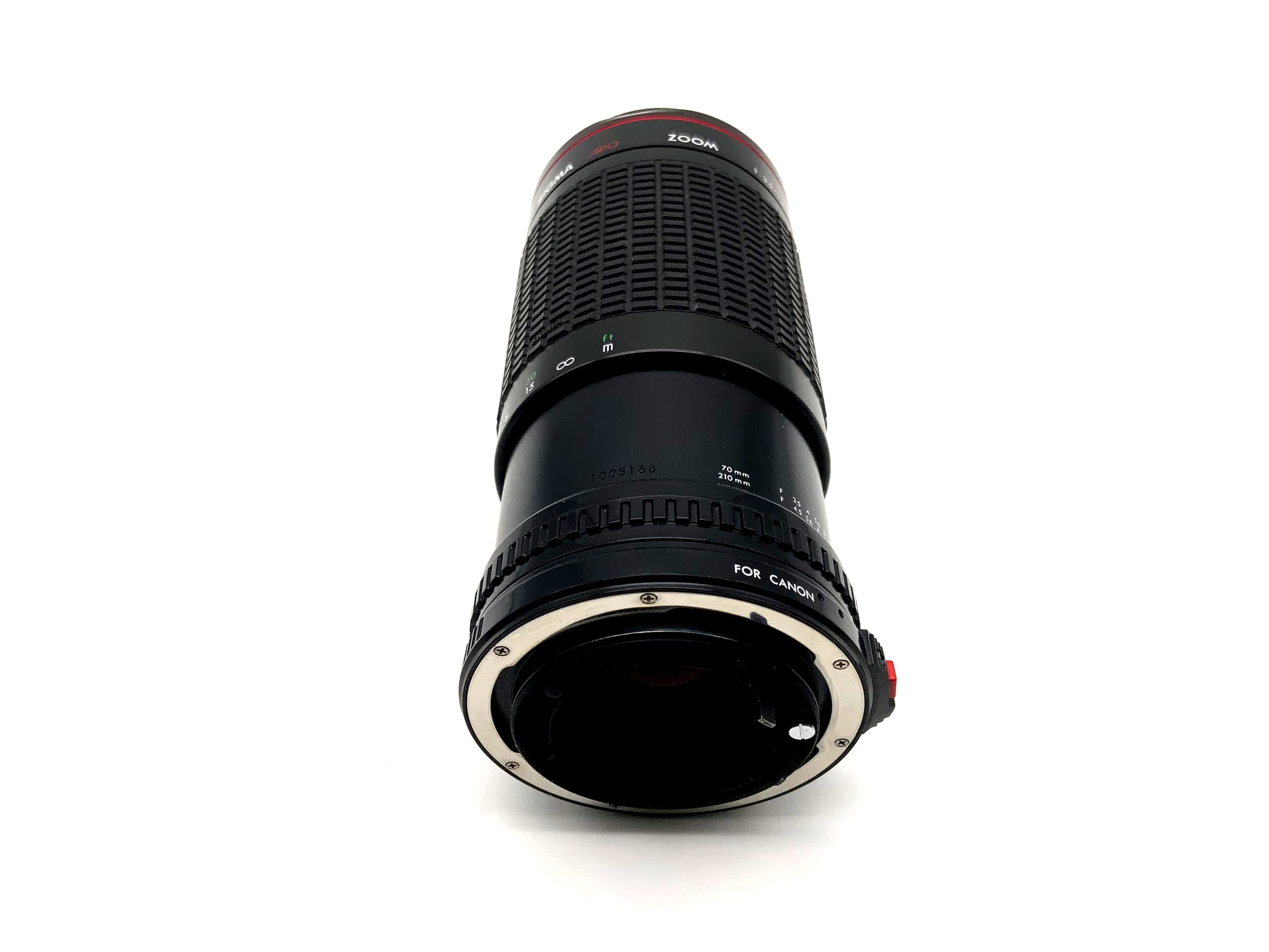 Sigma 70-210mm 1:3.5-4.5 Objektiv APO Zoom MC Kamera Camera Lens (Canon FD)
