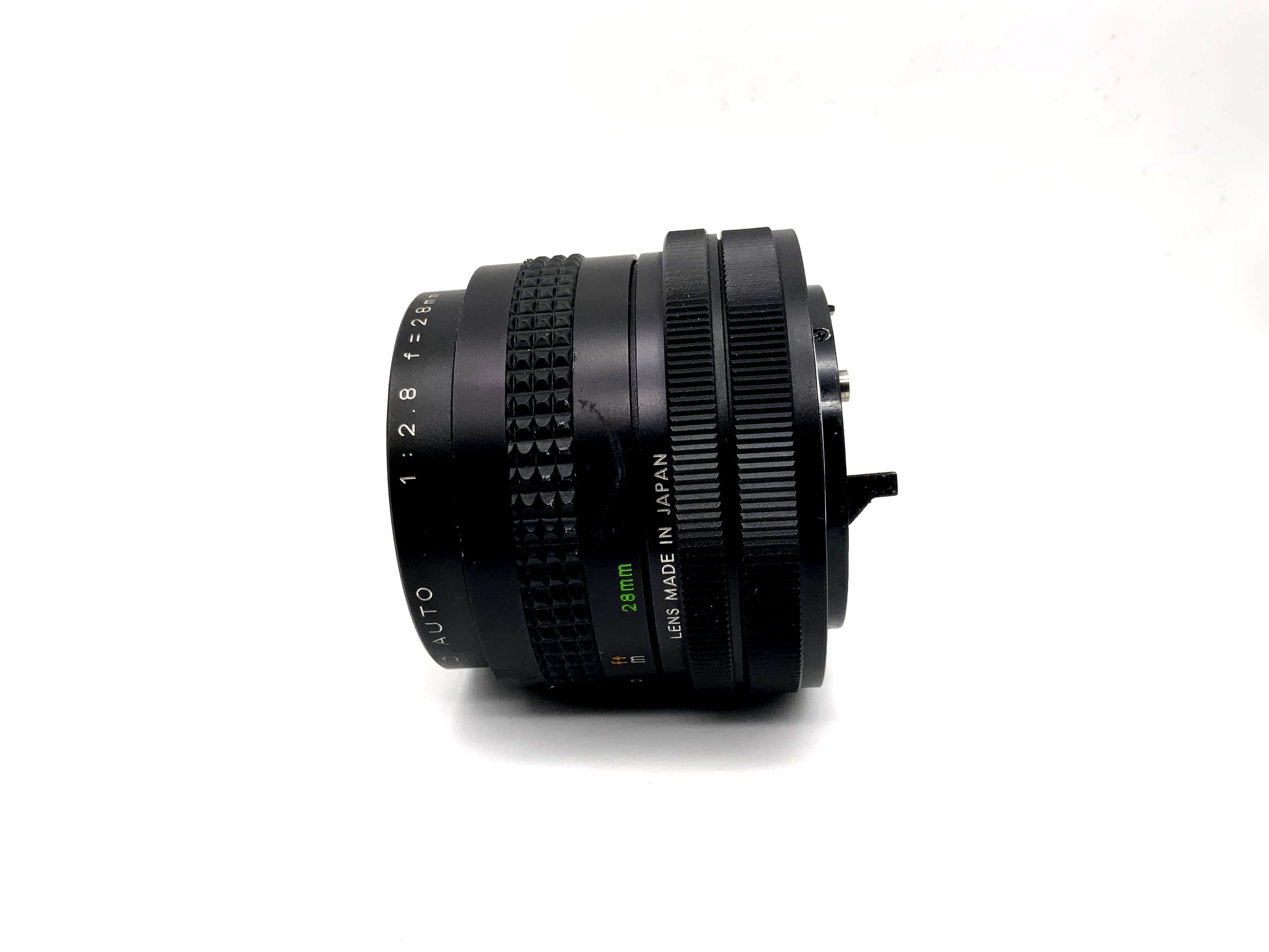 Travenar 28mm 1:2.8 Objektiv MC Auto Kamera Camera Lens (Canon FD)