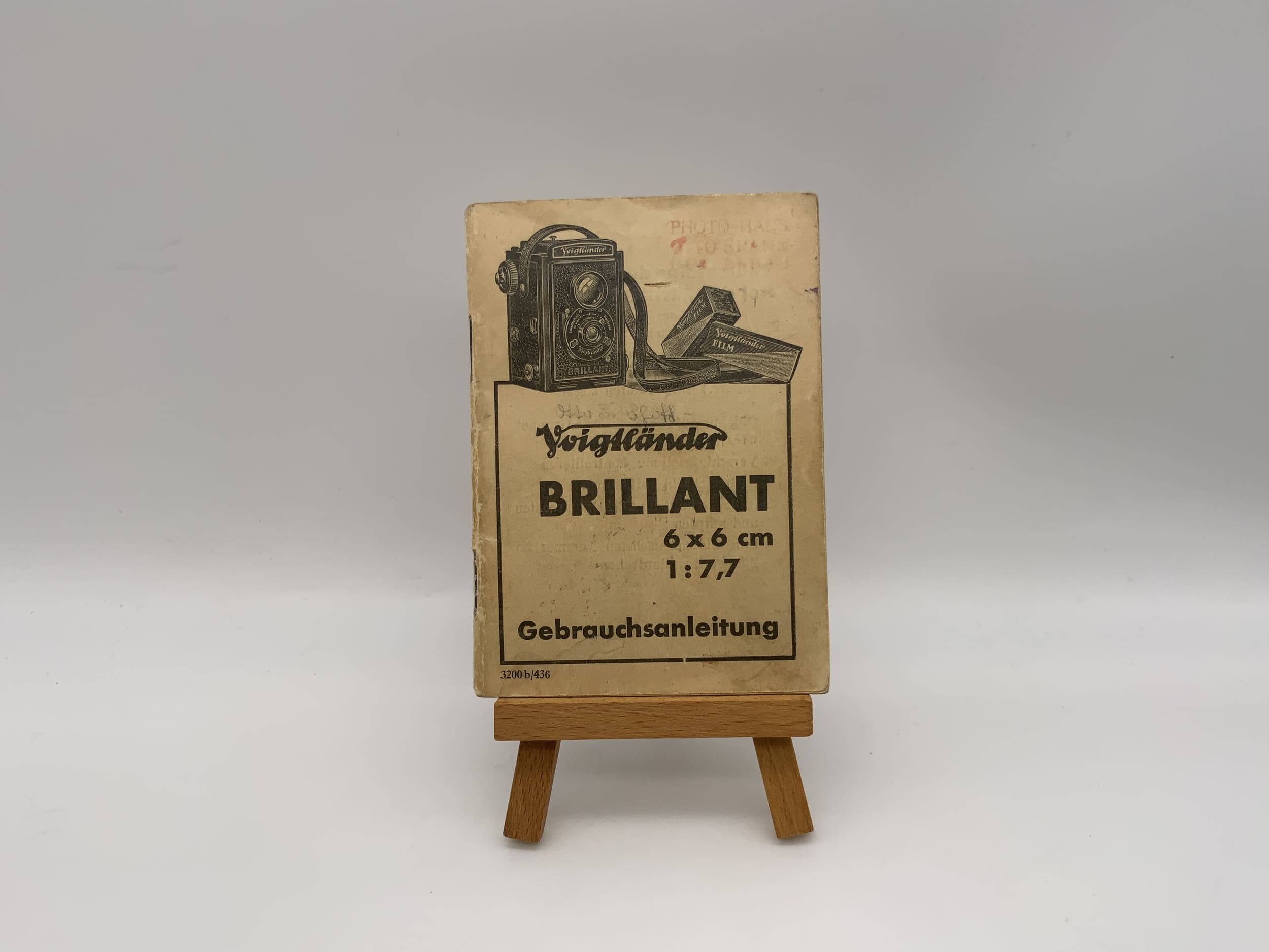 Voigtländer Brillant 6x6 1:7.7 Bedienungsanleitung Deutsch