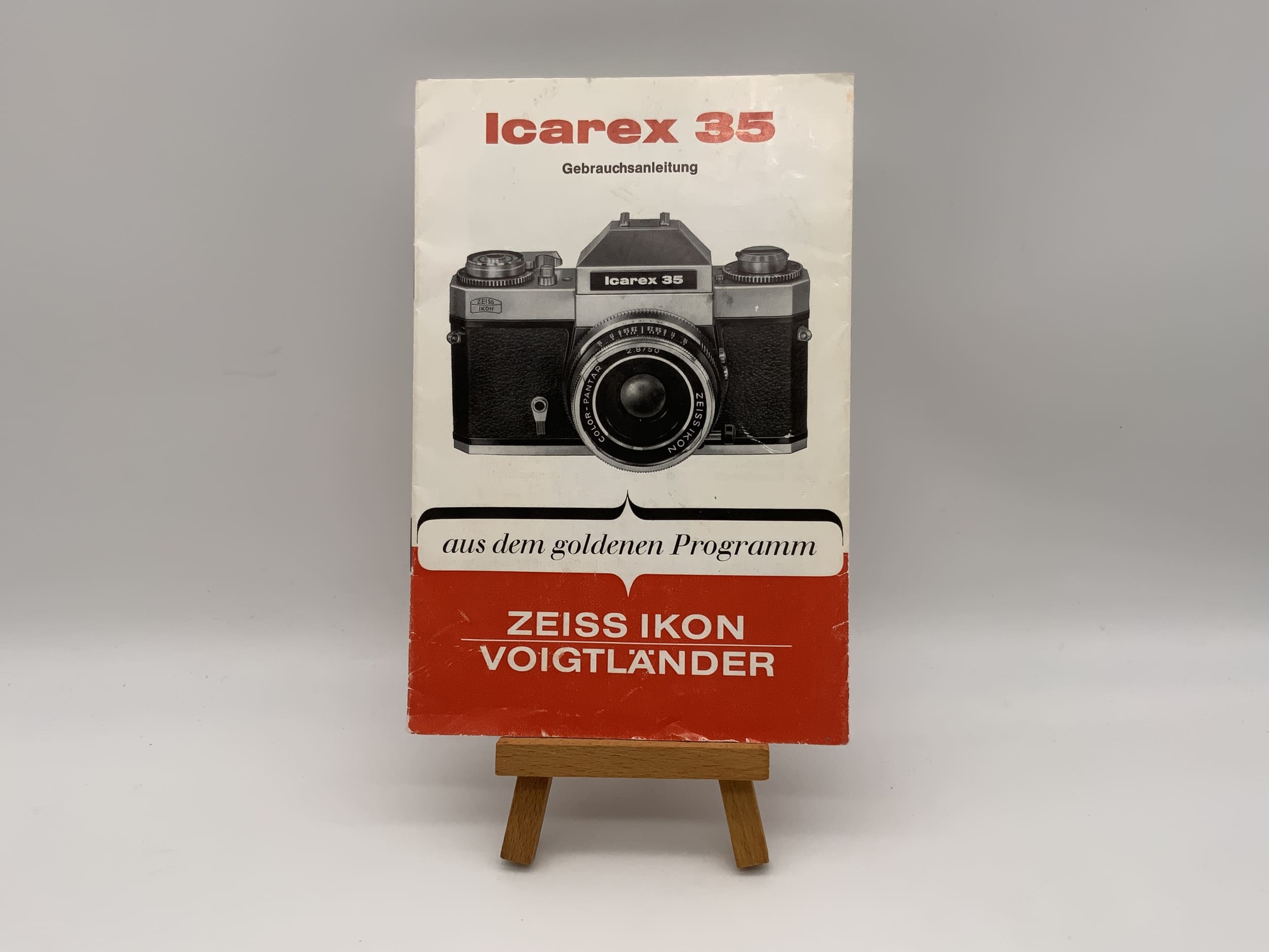 Zeiss Ikon Icarex 35 aus dem goldenen Programm Bedienungsanleitung Deutsch