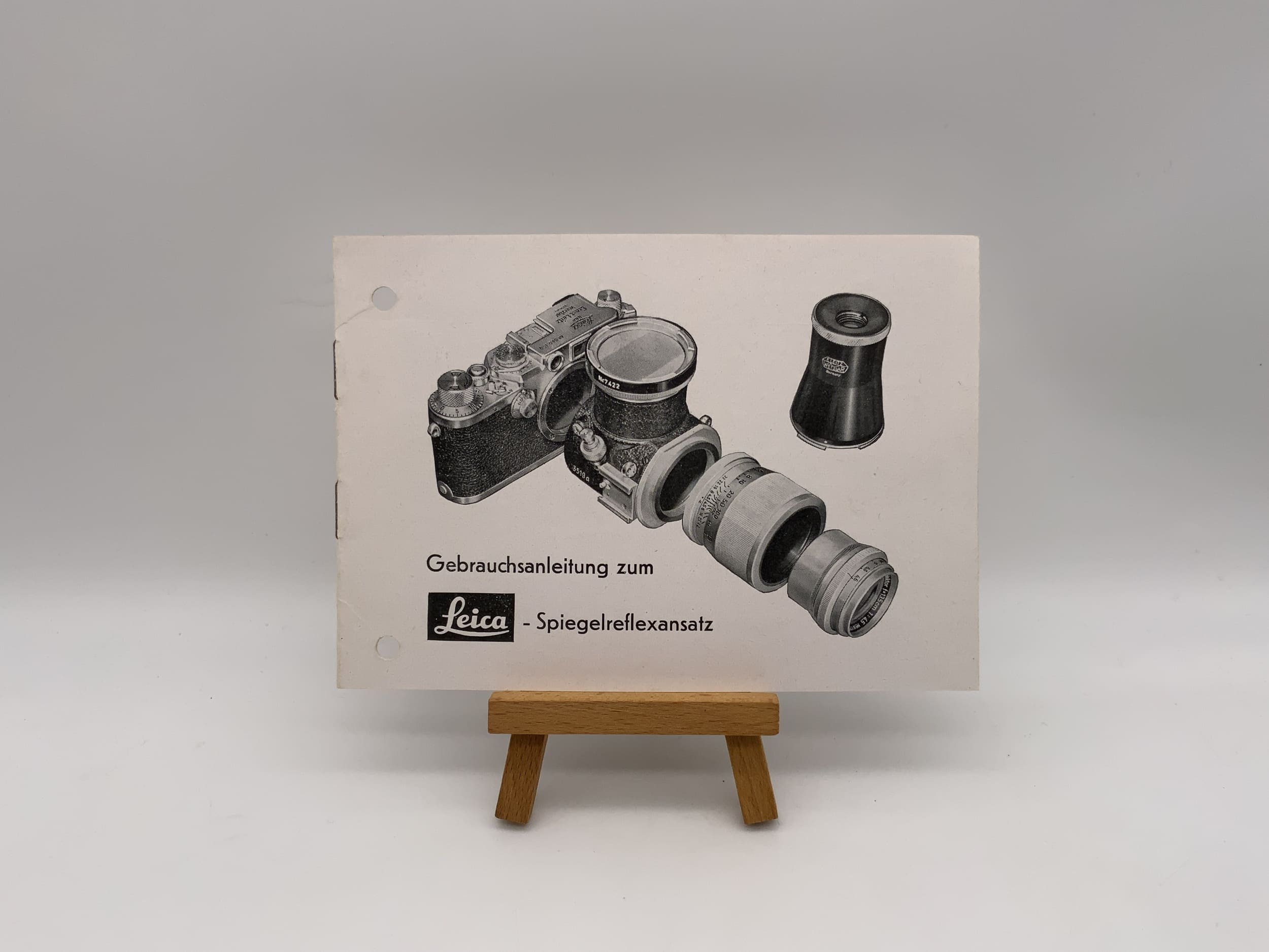 Leica Spiegelreflexansatz Bedienungsanleitung Deutsch