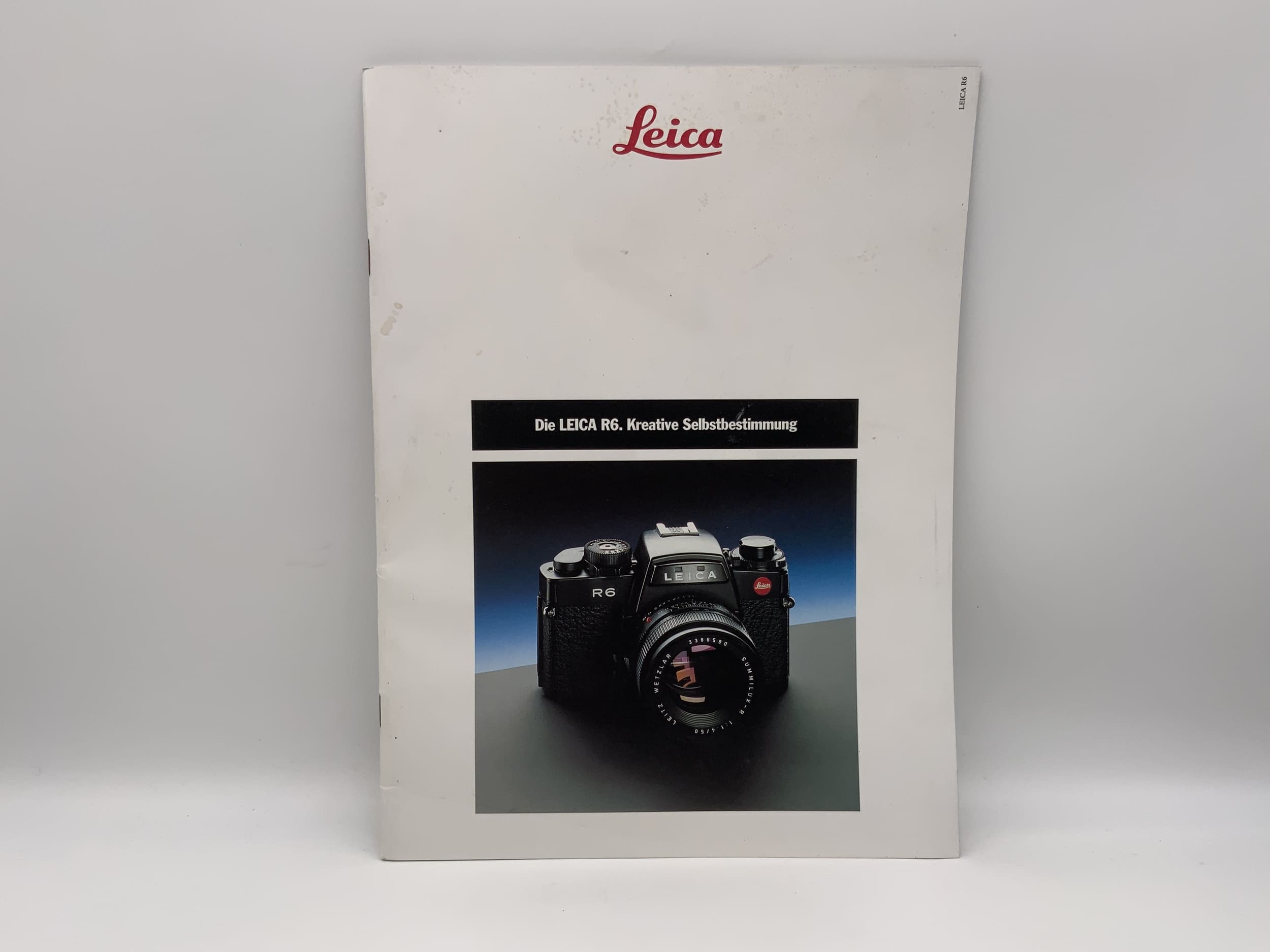 Leica R6 Kreative Selbstbestimmung Broschüre Deutsch
