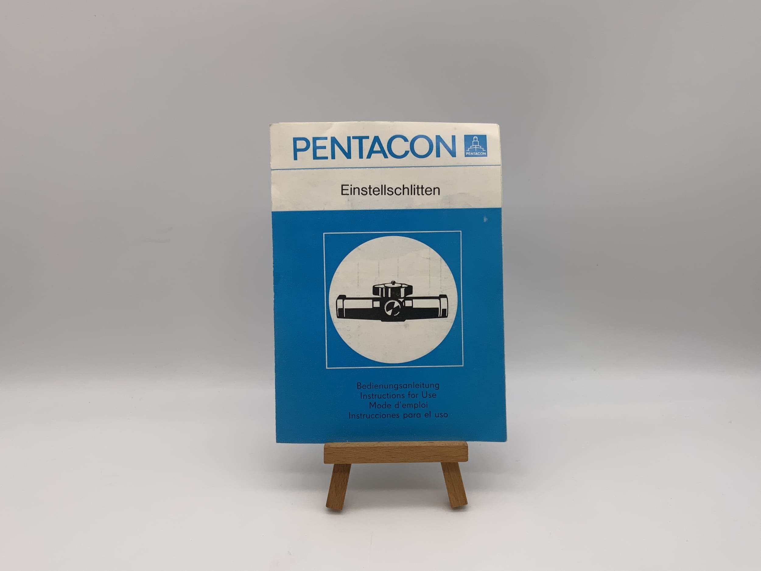 Praktika Einstellschlitten Bedienungsanleitung Deutsch