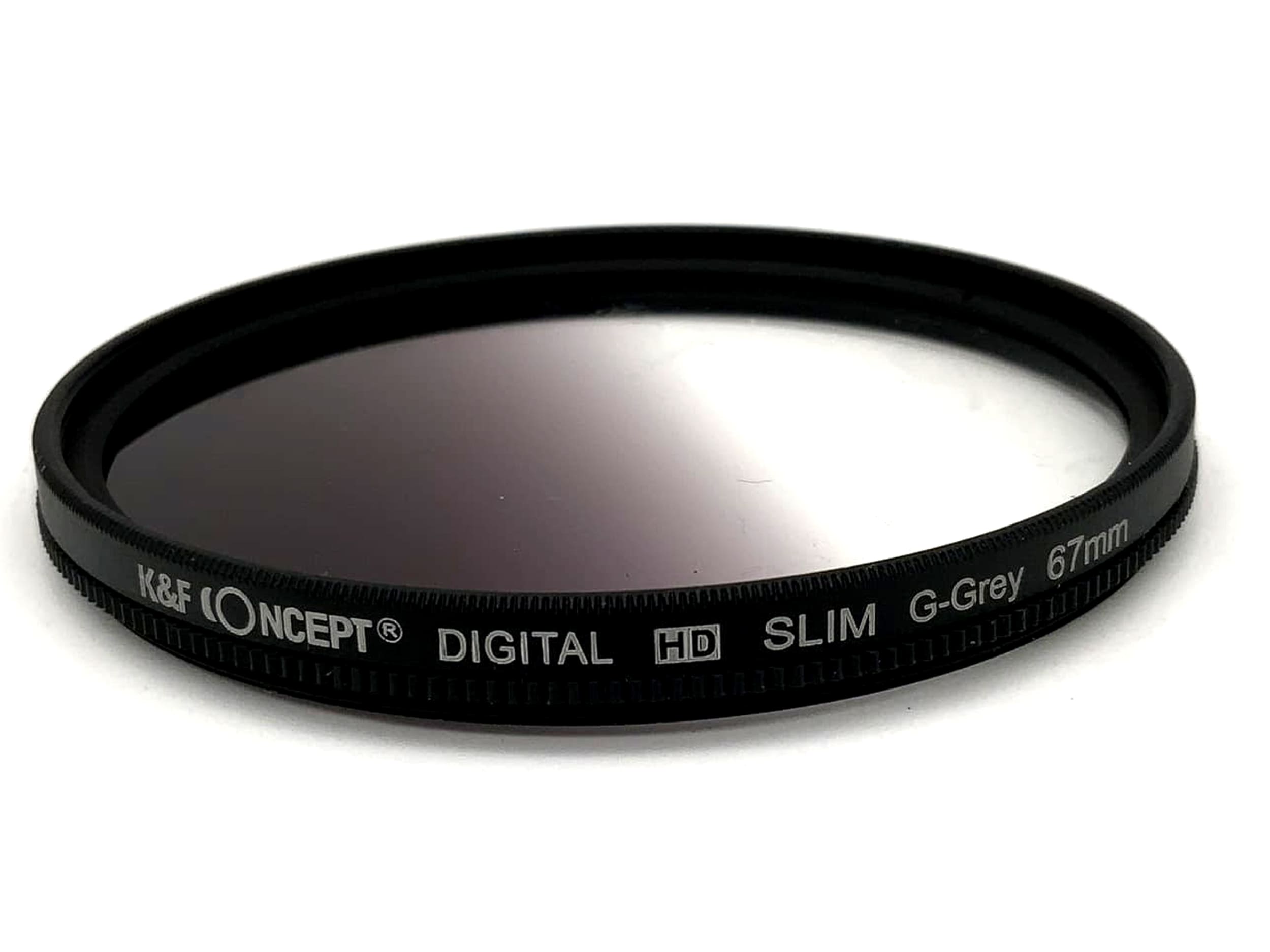 K&F Concept Effektfilter Digital HD Slim G-Grey Filter 67mm Kreisförmig M67