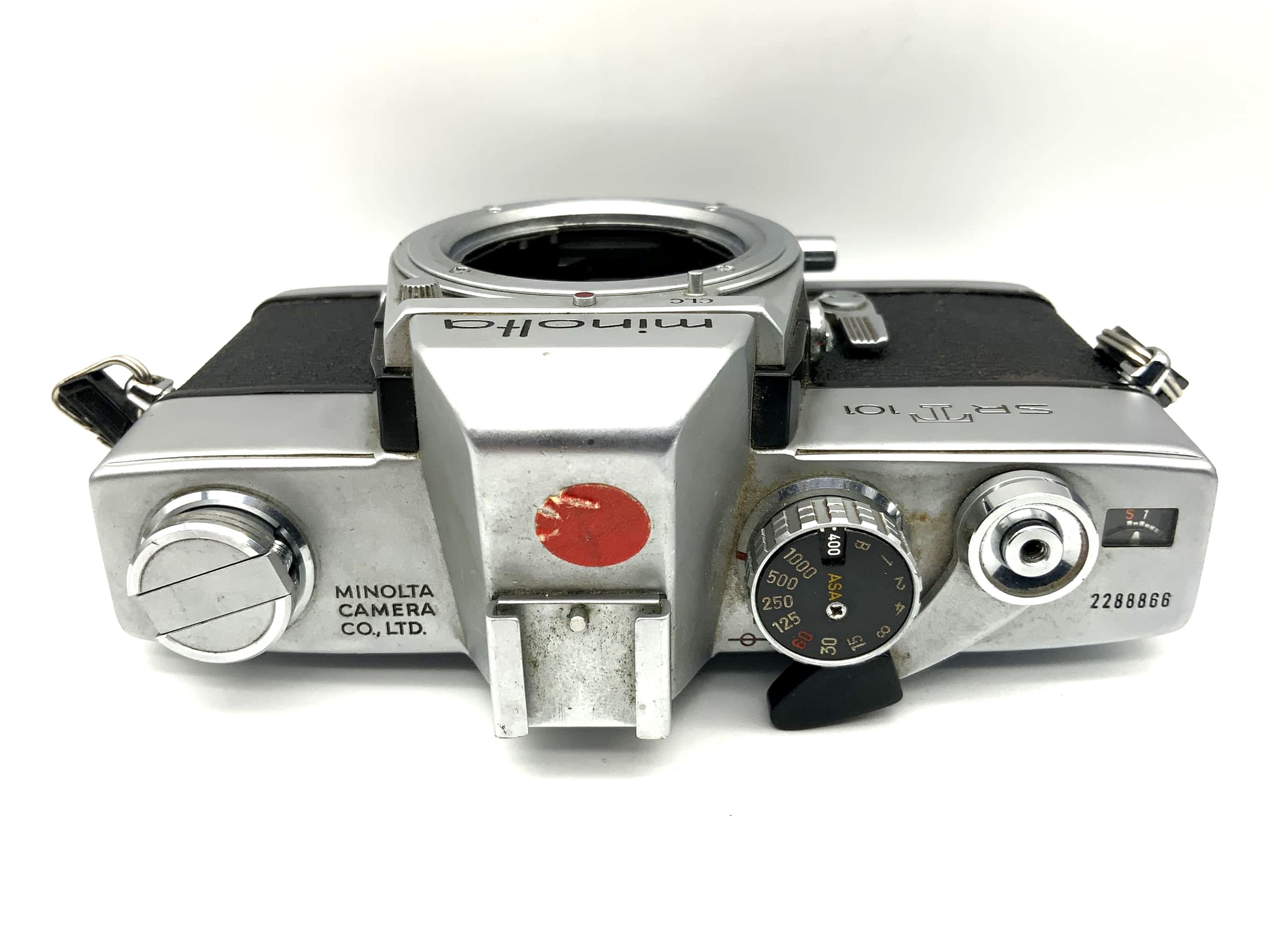 Minolta SRT 101 35mm Spiegelreflexkamera SLR analog (Minolta MD) !Beli defekt!