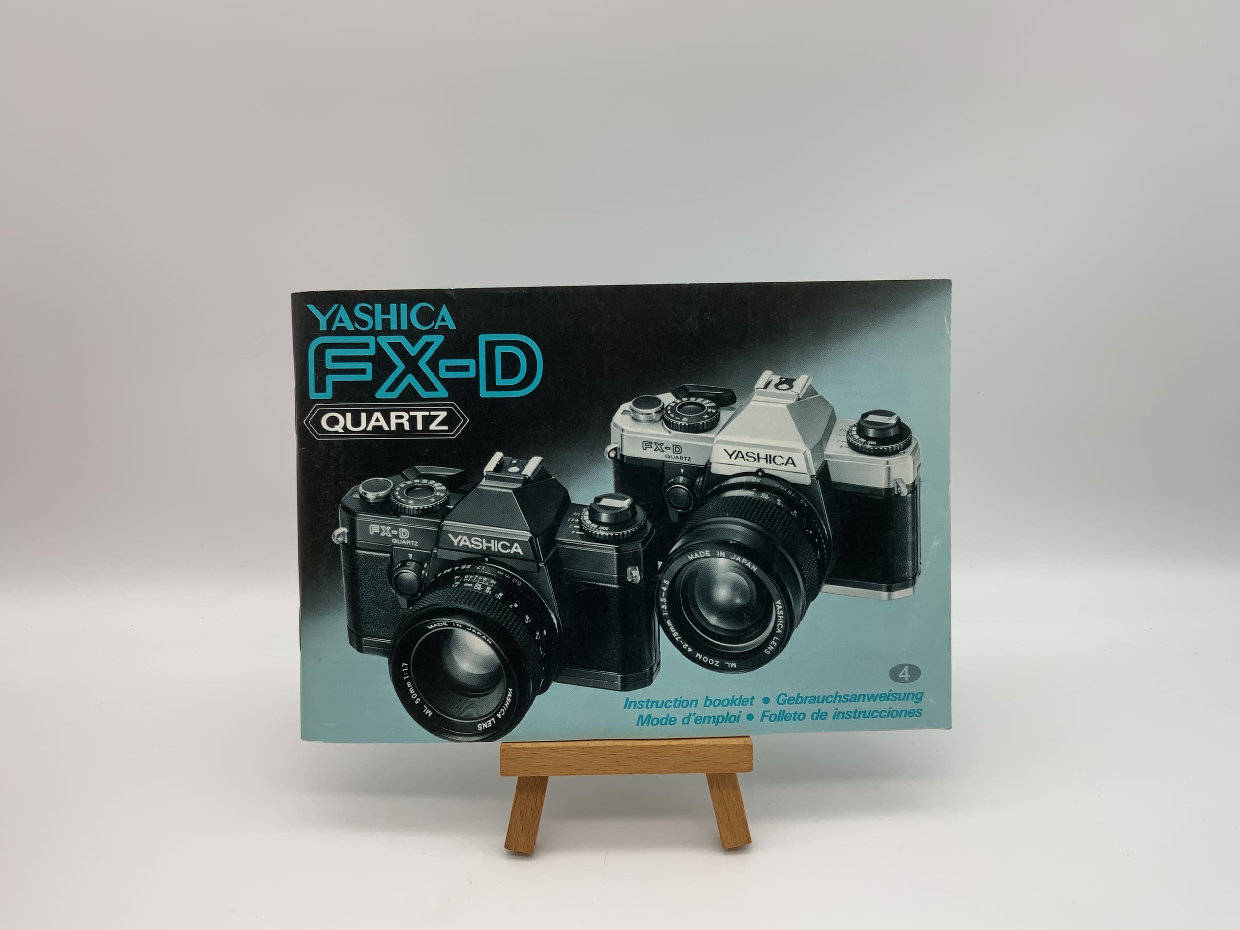 Yashica FX-D Quartz Bedienungsanleitung Deutsch