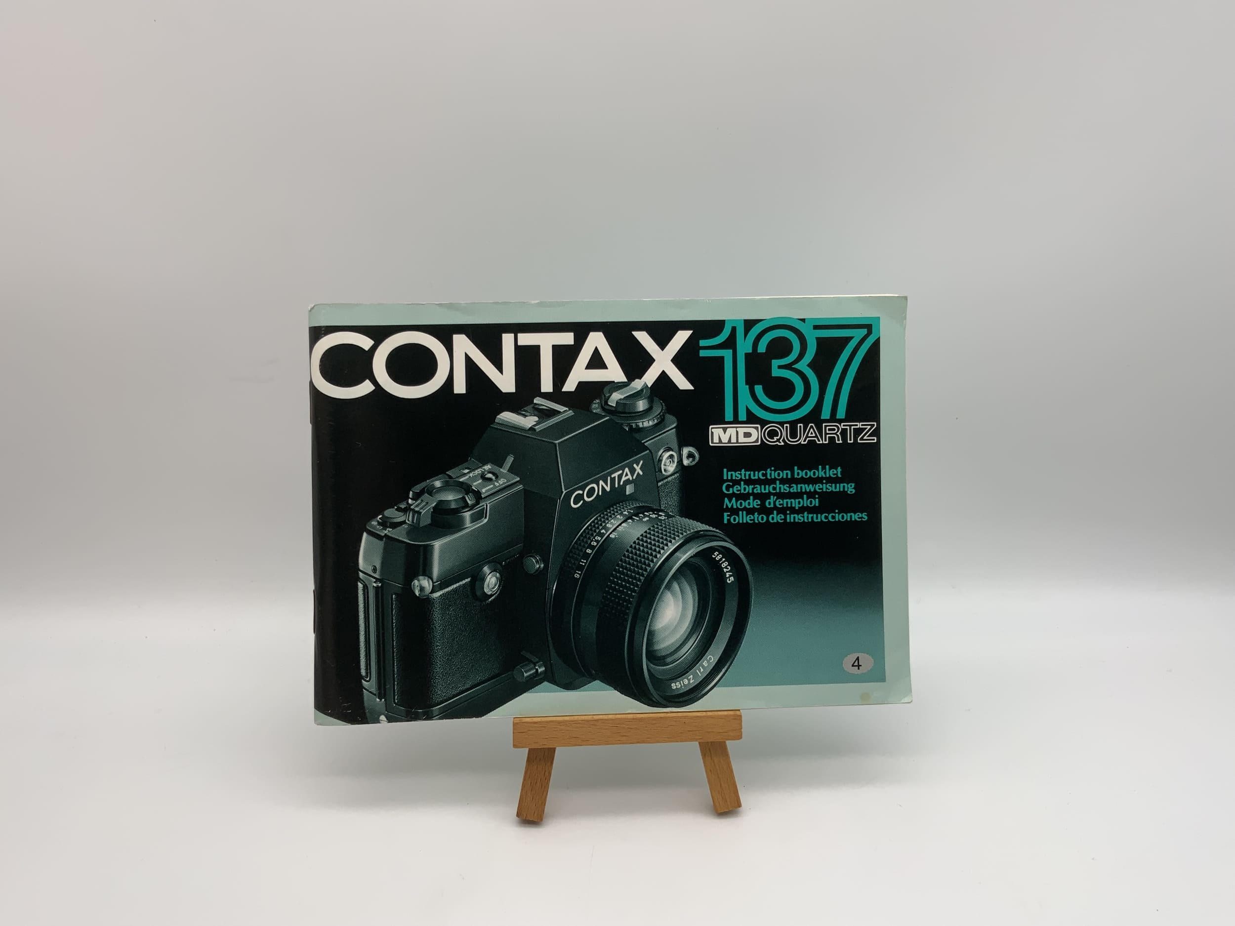 Contax 137 MD Quartz Bedienungsanleitung Deutsch