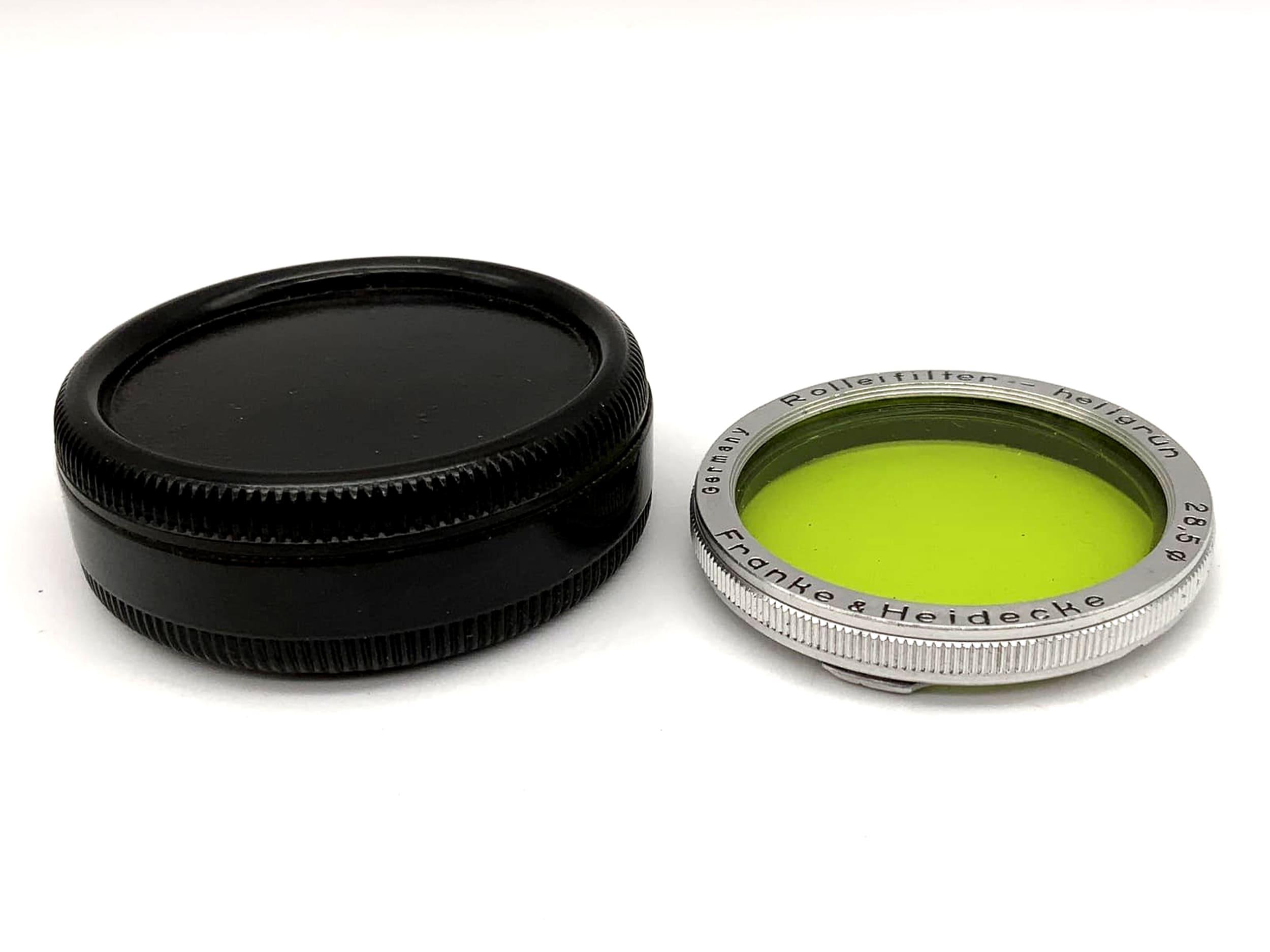 Rollei Farbfilter hellgrün light green für f/3.5 Tessar/Xenar (RI) Bay I