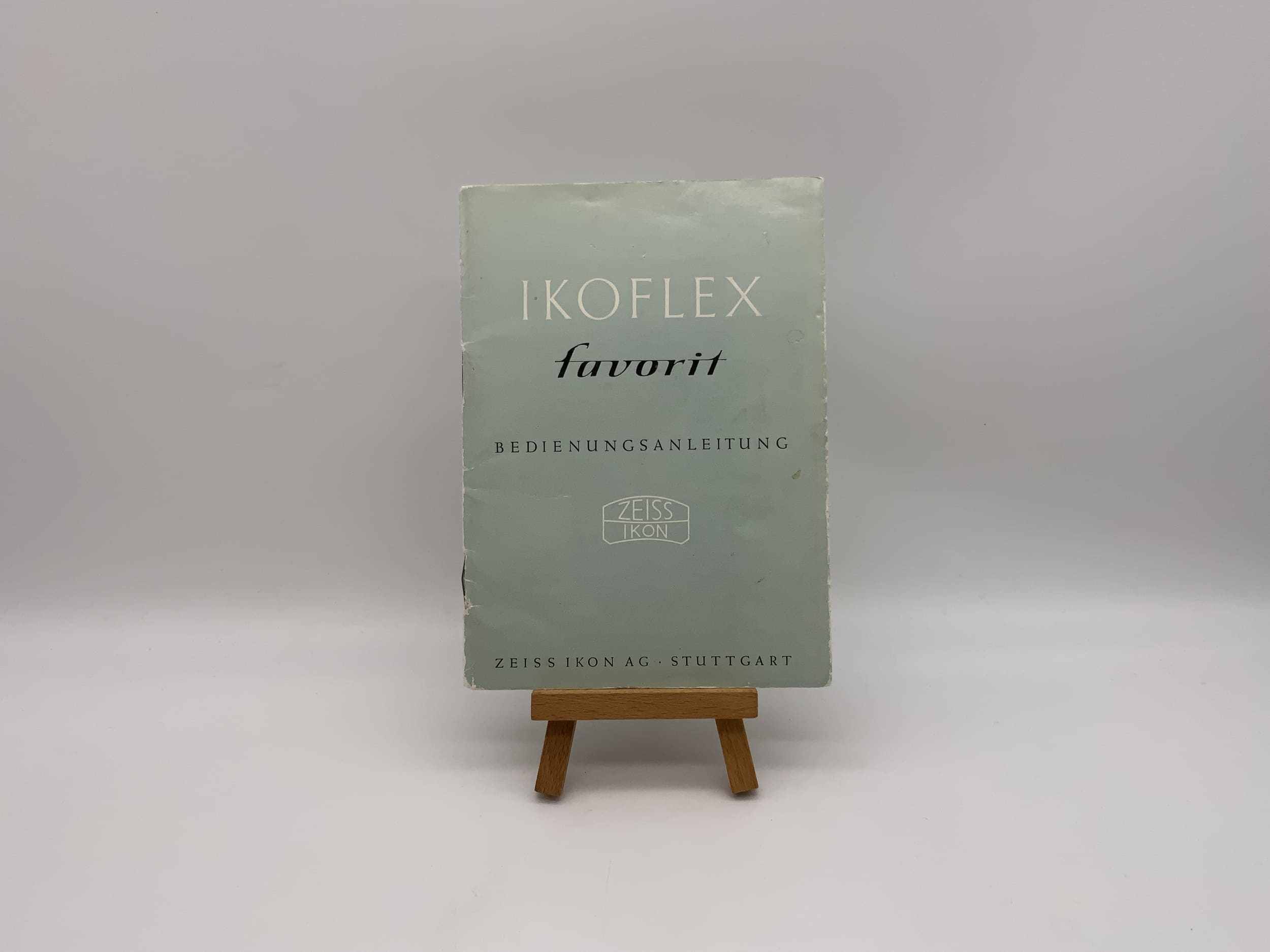 Zeiss Ikon Ikoflex Favorit Bedienungsanleitung Deutsch