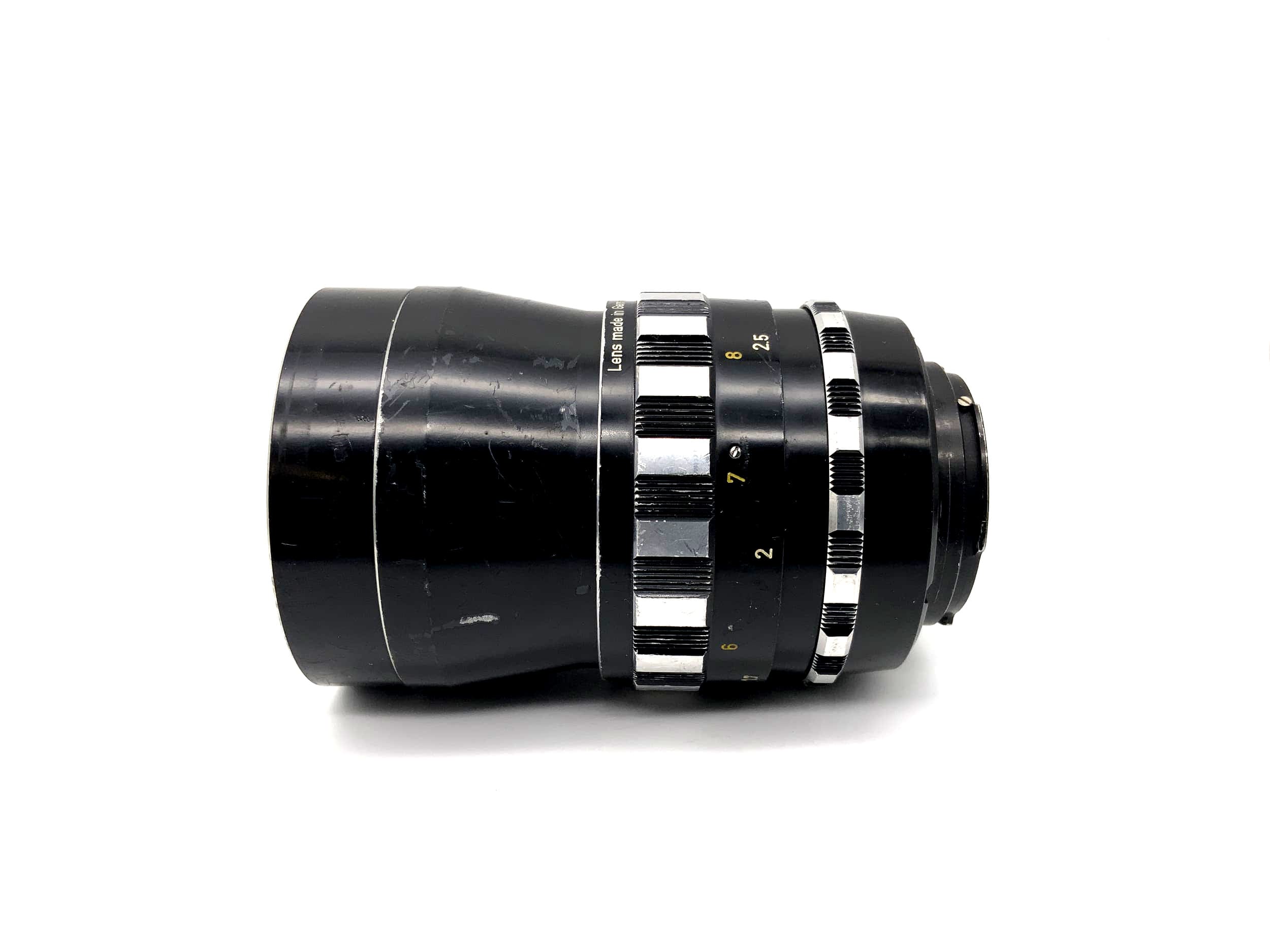 Steinheil München 135mm 1:2.8 Objektiv Auto-D-Tele-Quinar Zebra Lens (Exa)