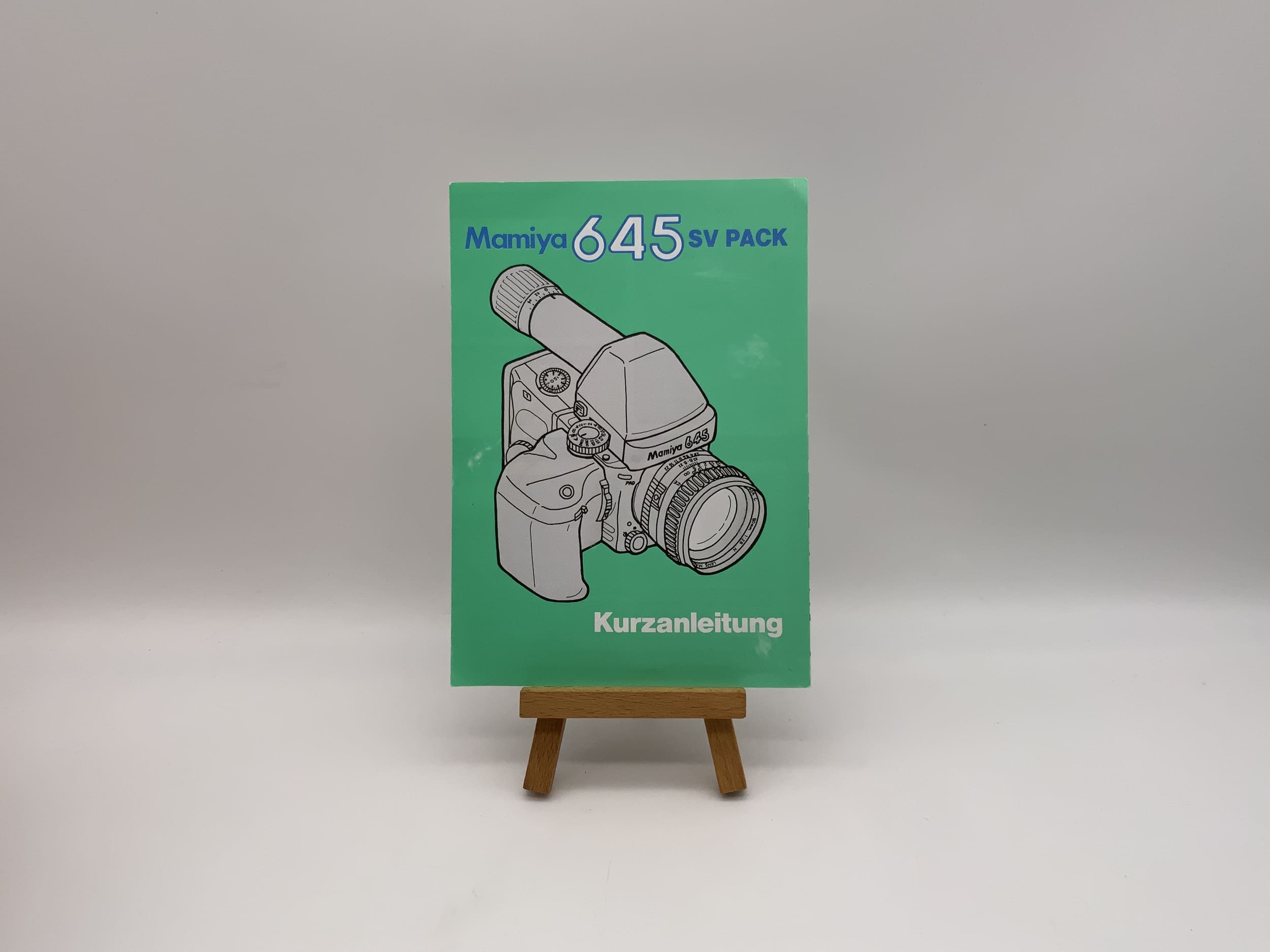 Mamiya 645 SV Pack Kurzanleitung Deutsch