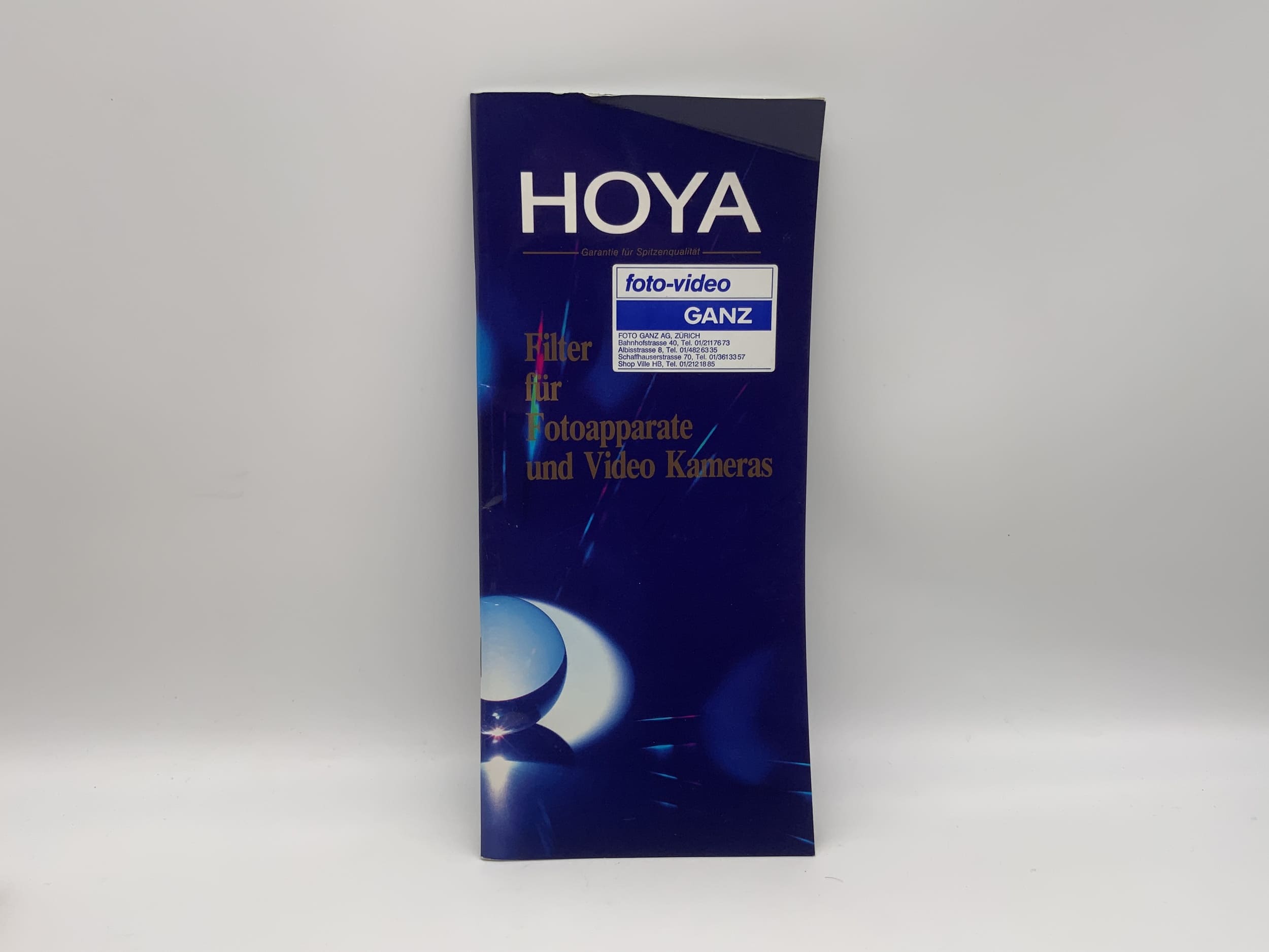 Hoya Filter für Fotoapparate und Video Kameras Broschüre Deutsch