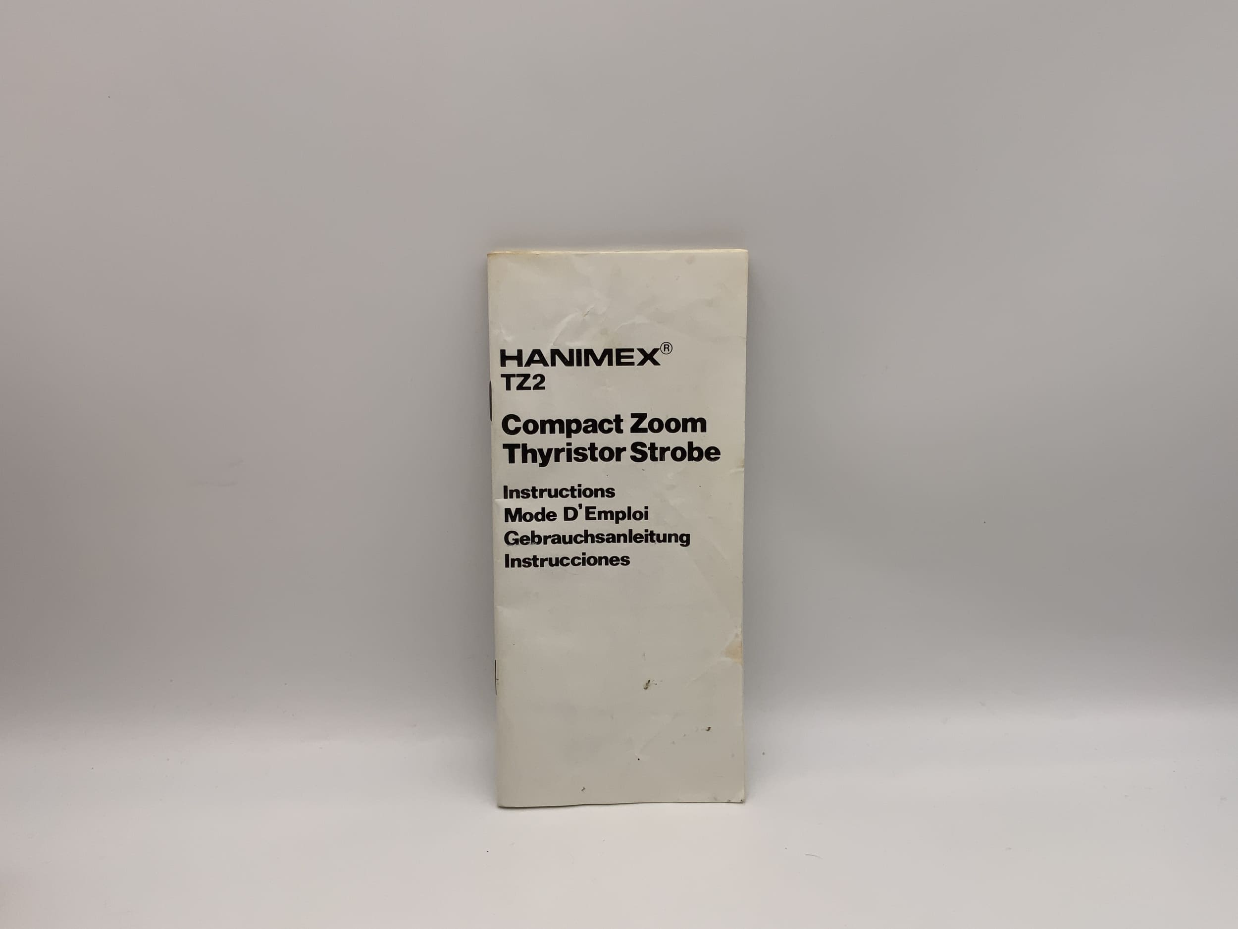 Hanimex TZ 2 Compact Zoom Thyristor Strobe Bedienungsanleitung Deutsch