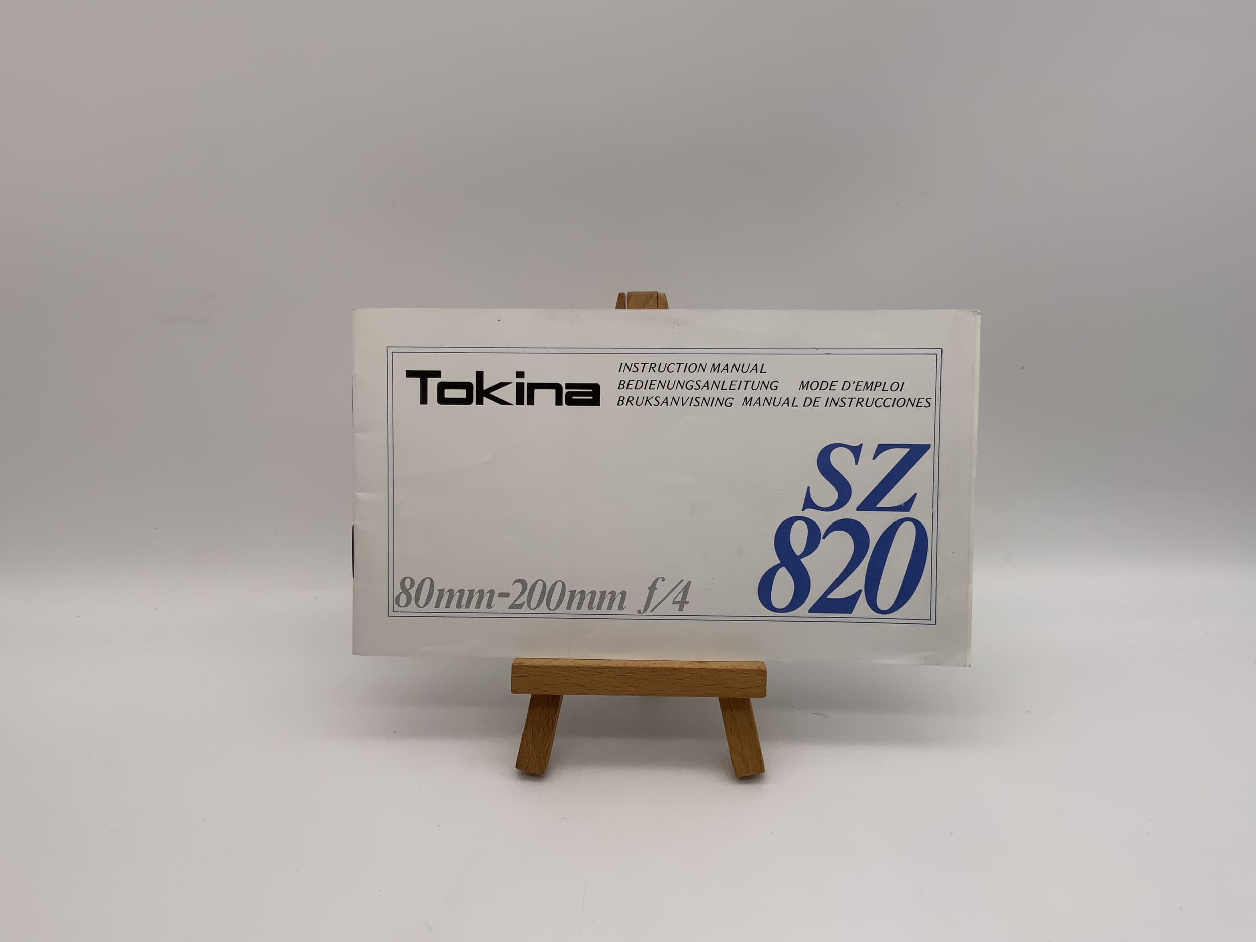 Tokina SZ 820 80-200mm f/4 Bedienungsanleitung Deutsch