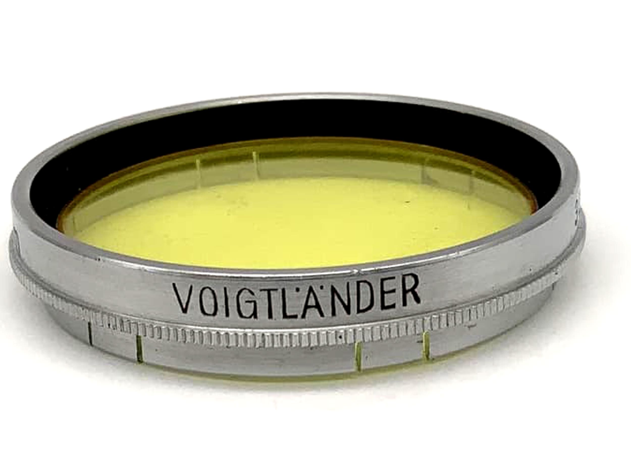 Voigländer Farbfilter G1 301/37 Gelb Yellow Steckfilter Slip On Filter 37mm M37