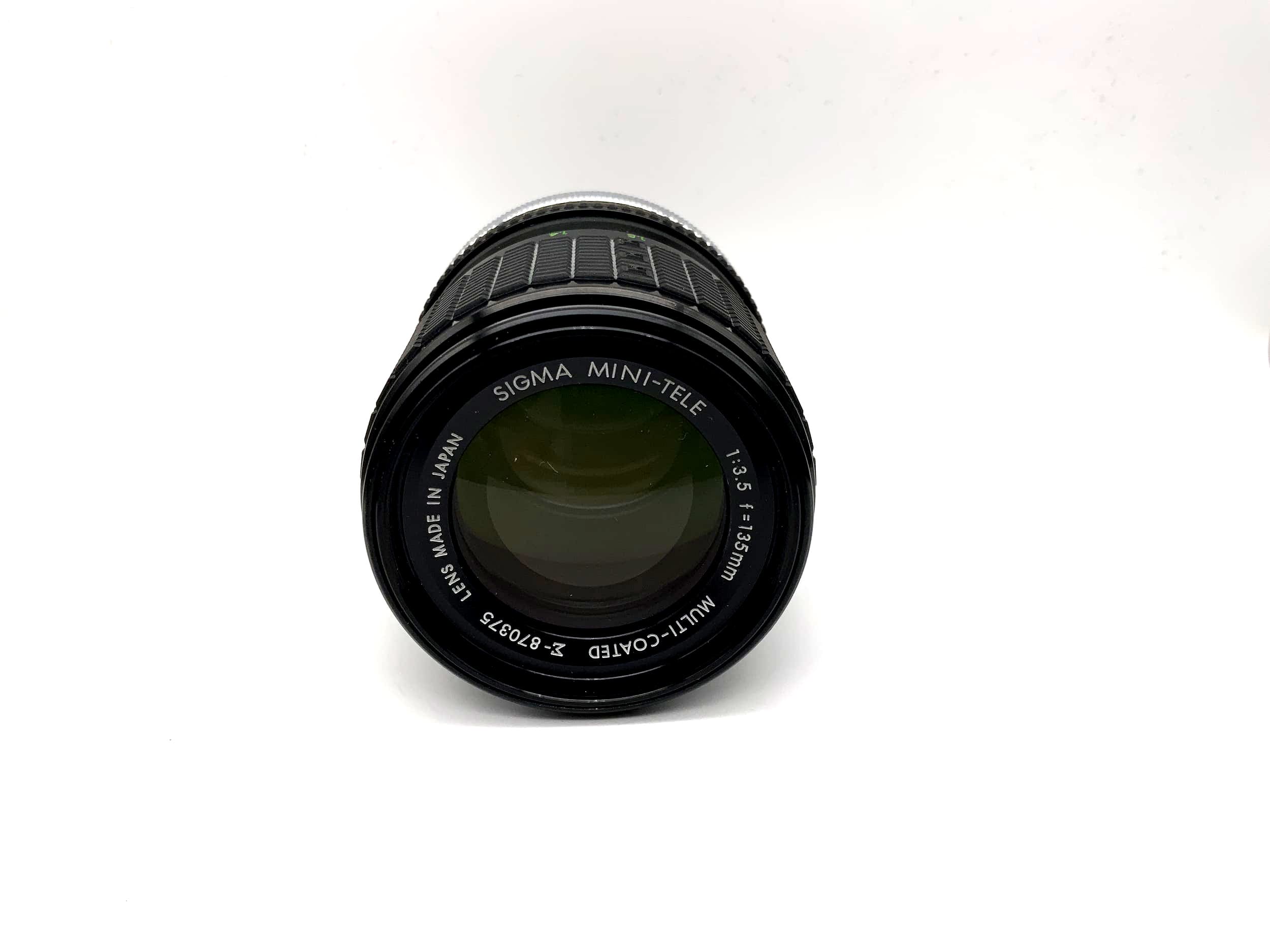 Sigma 135mm 1:3.5 Objektiv Mini-Tele MC Kamera Camera Lens (Canon FD)