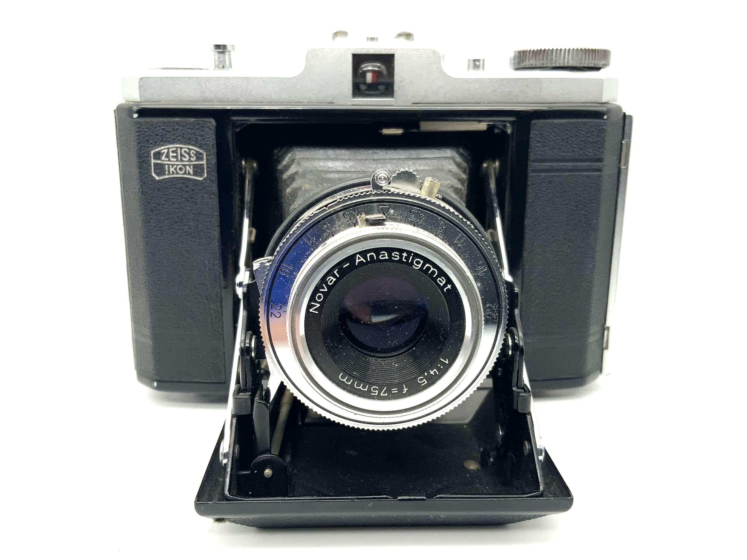 Zeiss Ikon Nettar 518/16 Klappkamera mit Novar Anastigmat 1:4.5 f=75mm Vario