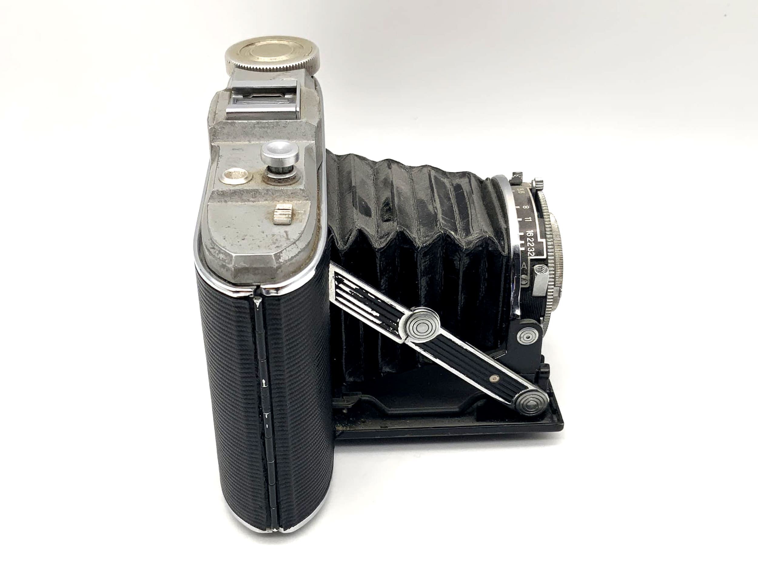 Agfa Isolette Klappkamera mit Apotar 1:4.5 F=8.5cm Prontor-S