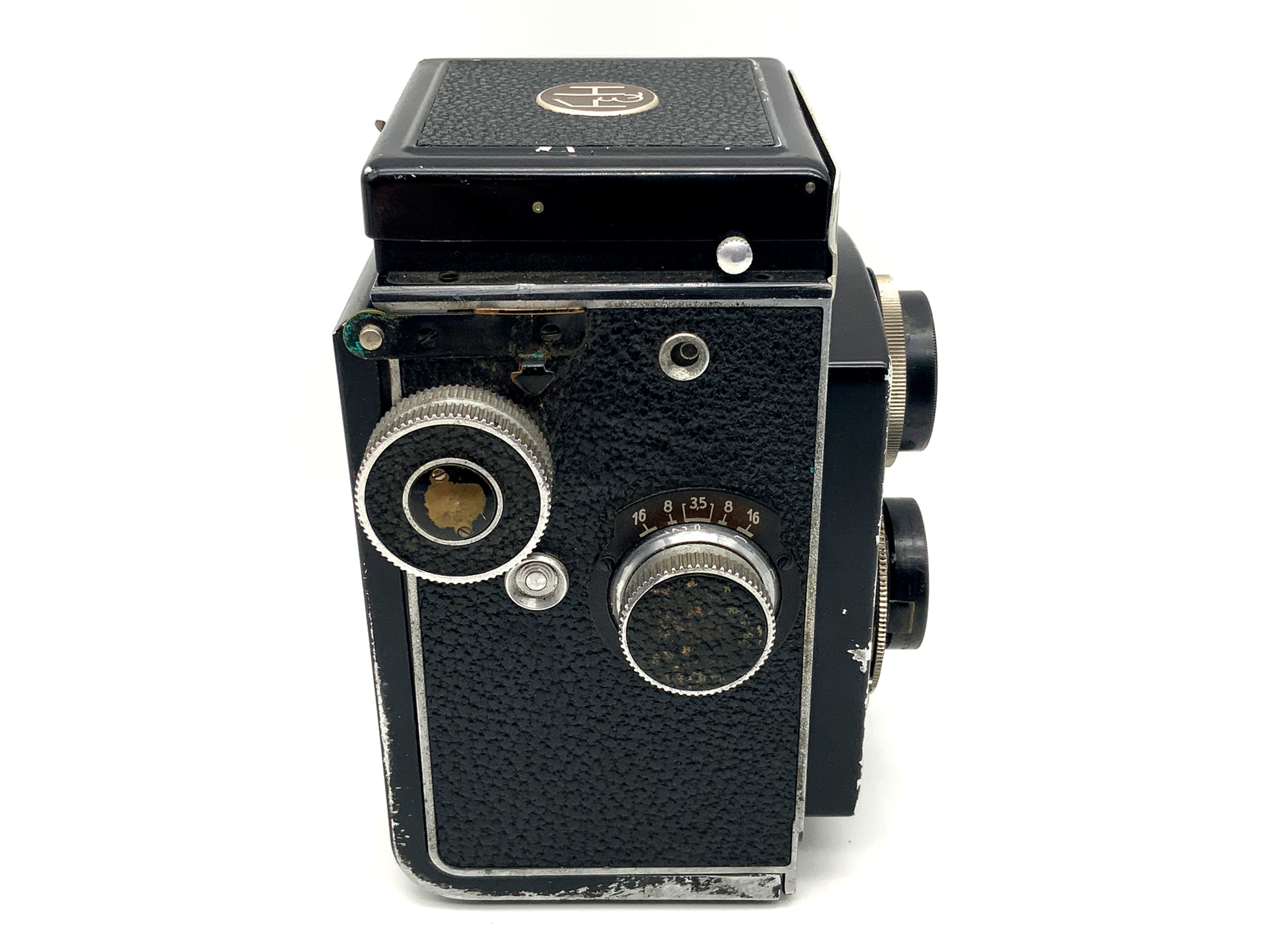 Rollei F&H Rolleicord TLR mit Triotar 7,5cm 1:3,5 Zweiäugige Analogkamera