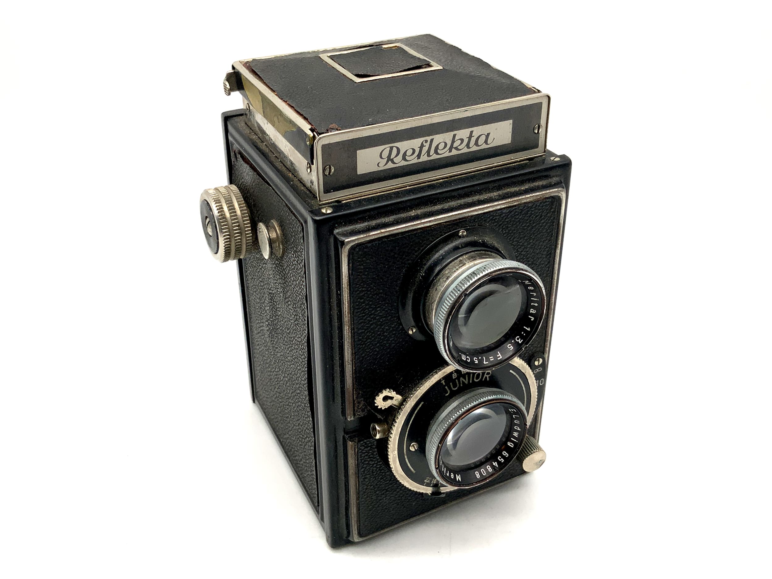 Welta Reflekta TLR mit E. Ludwig Meritar 7,5cm 1:3,5 Zweiäugige Analogkamera