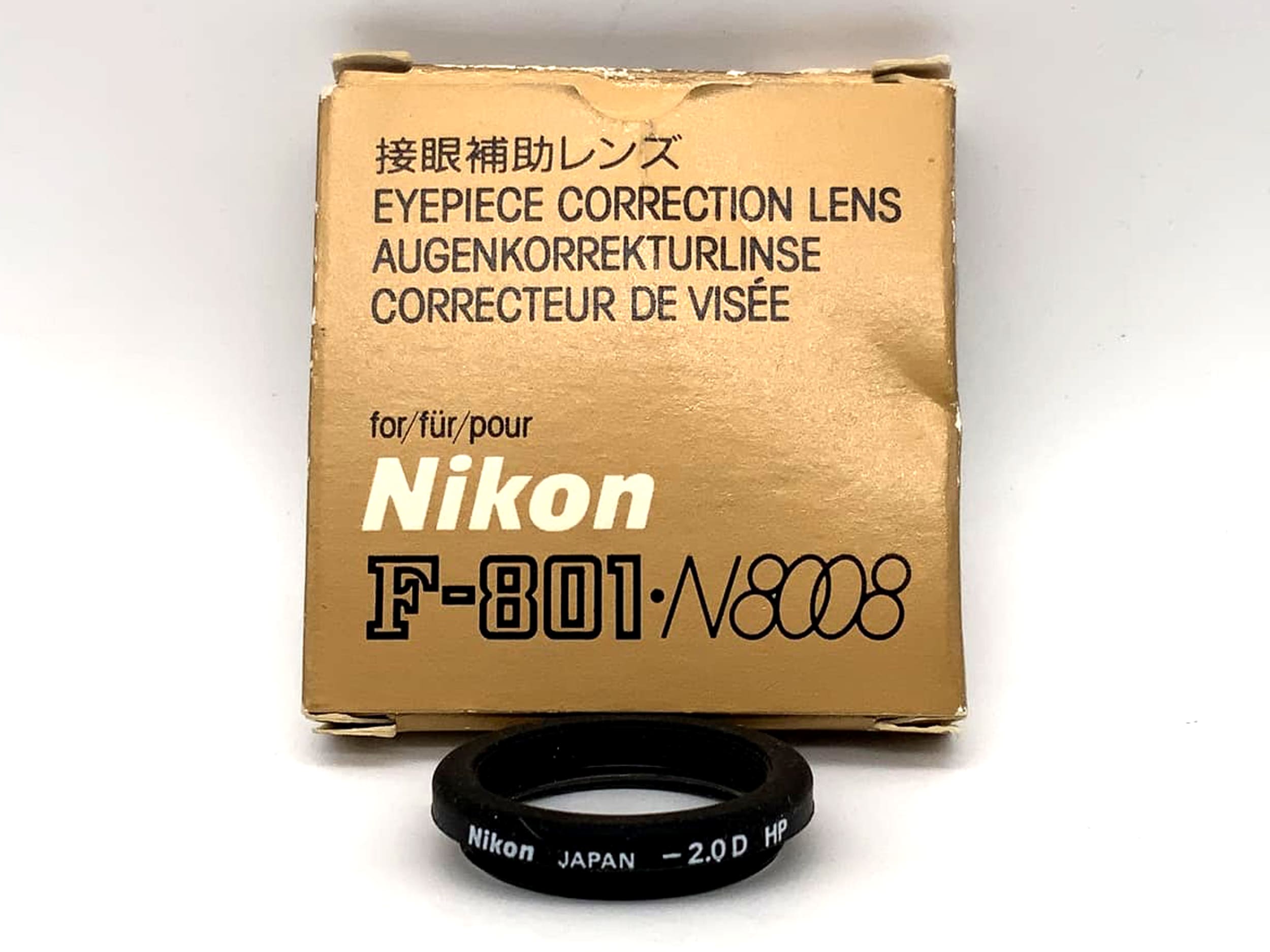 Nikon Dioptrinlinse -2 für Nikon F-801, N8008 Augenkorrekturlinse Eyepiece OVP