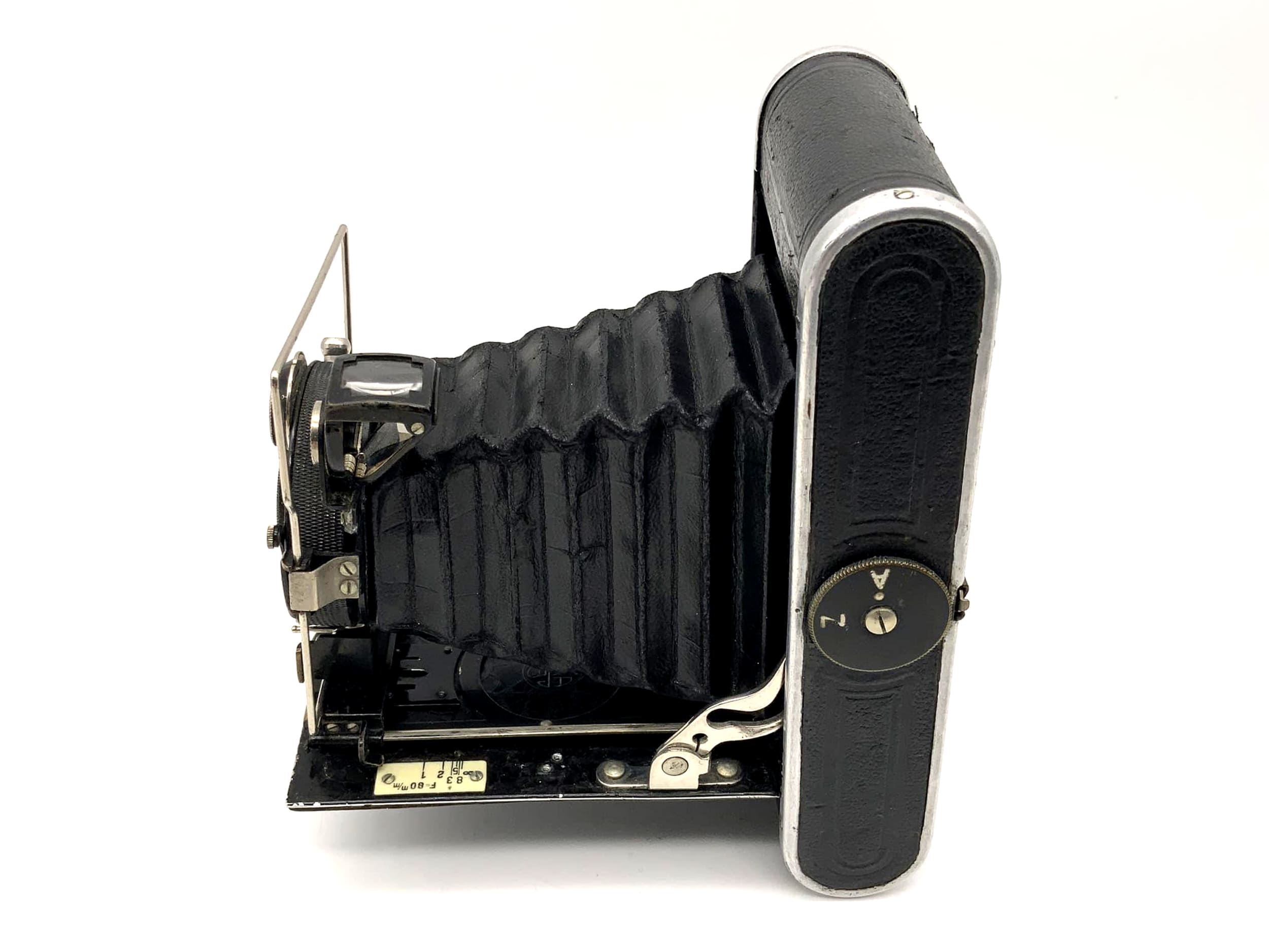 G.A. Kraus Rollette Klappkamera mit Rollar-Anastigmat 1:4.5 f=9cm Compur