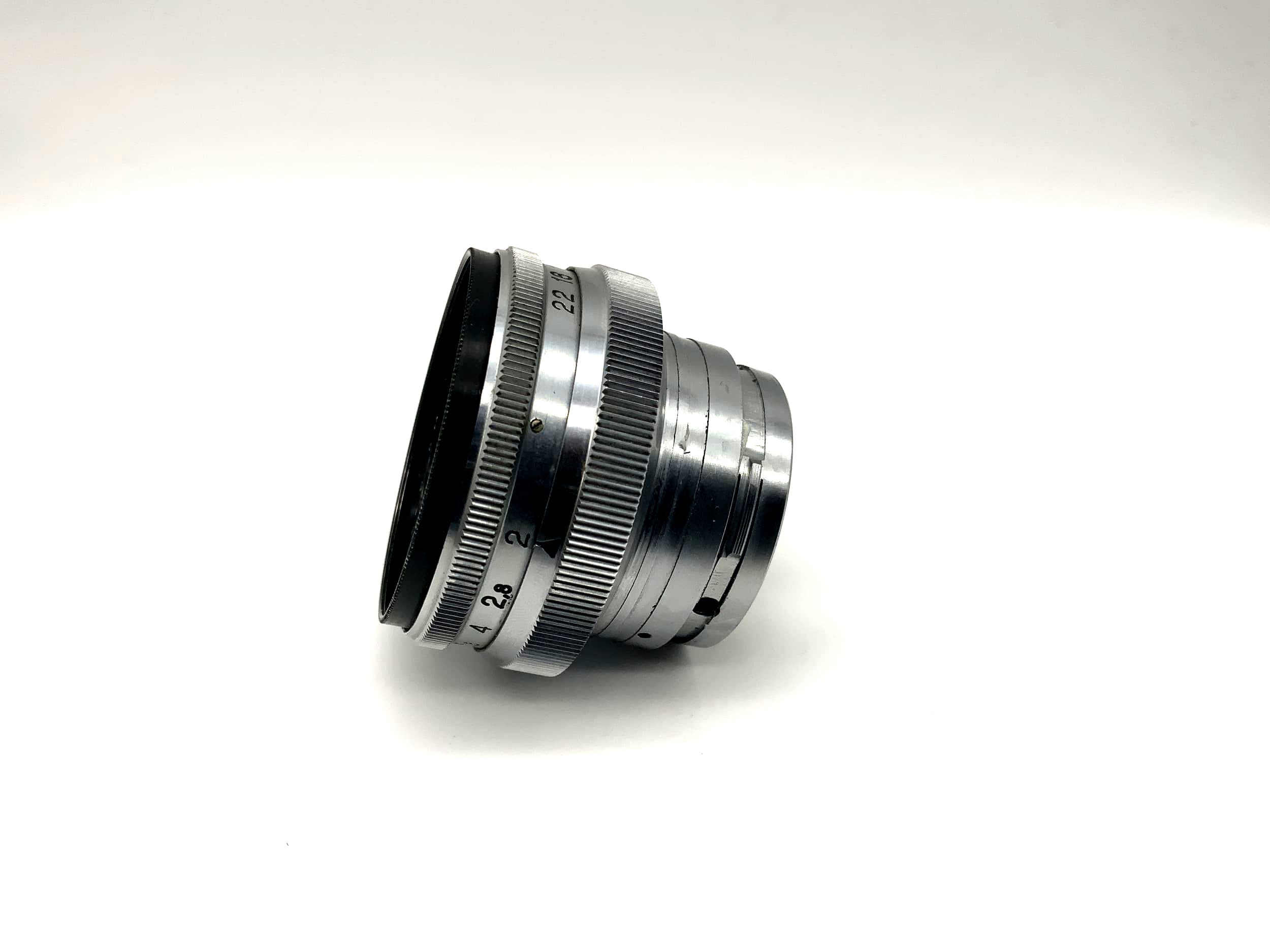 KMZ 50mm 1:2 Objektiv Jupiter-8M Kamera Camera Lens (Contax RF)