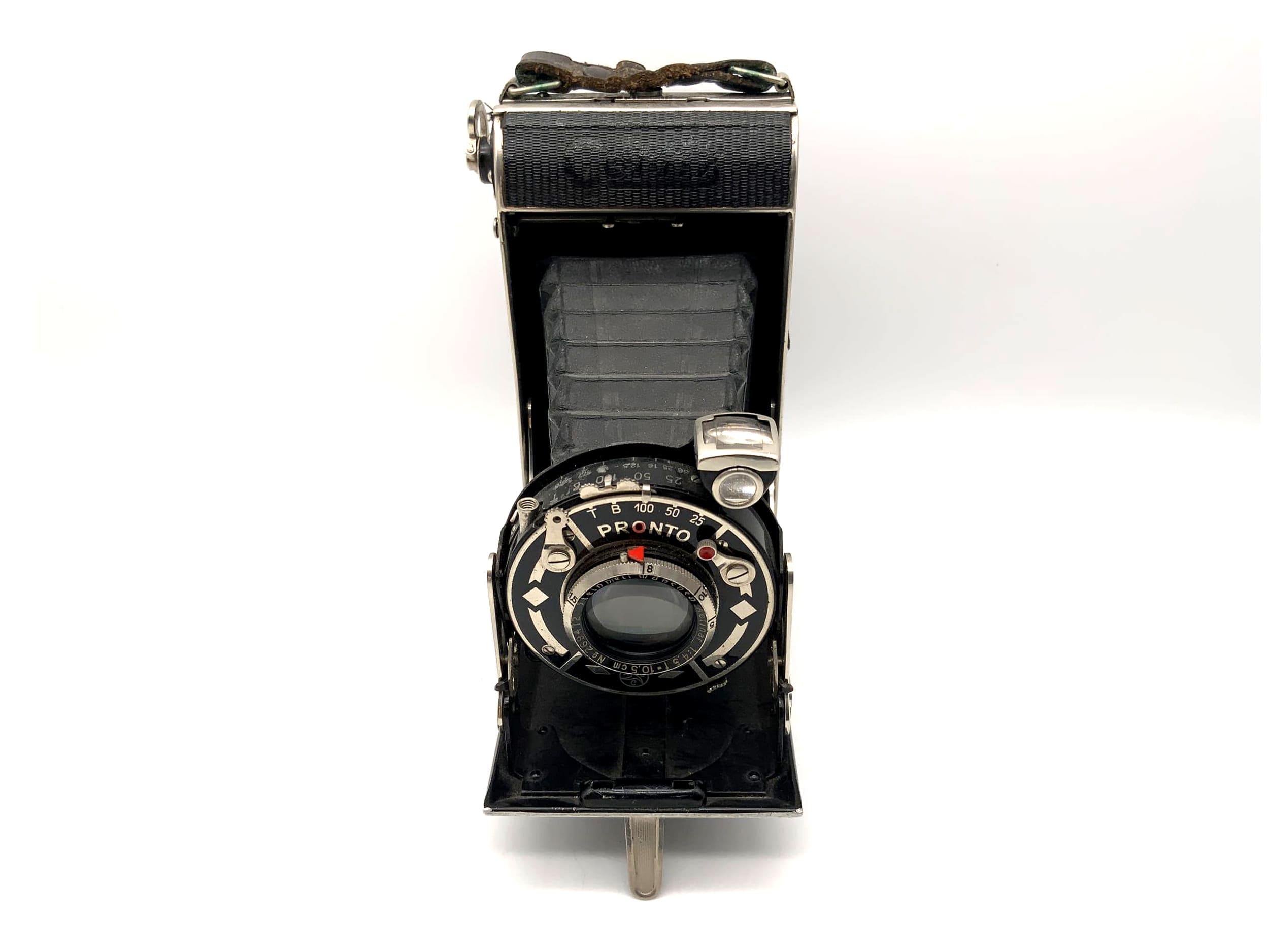 Certo Certix Klappkamera mit Steinheil München Actinar 1:4.5 f=10,5cm Pronto