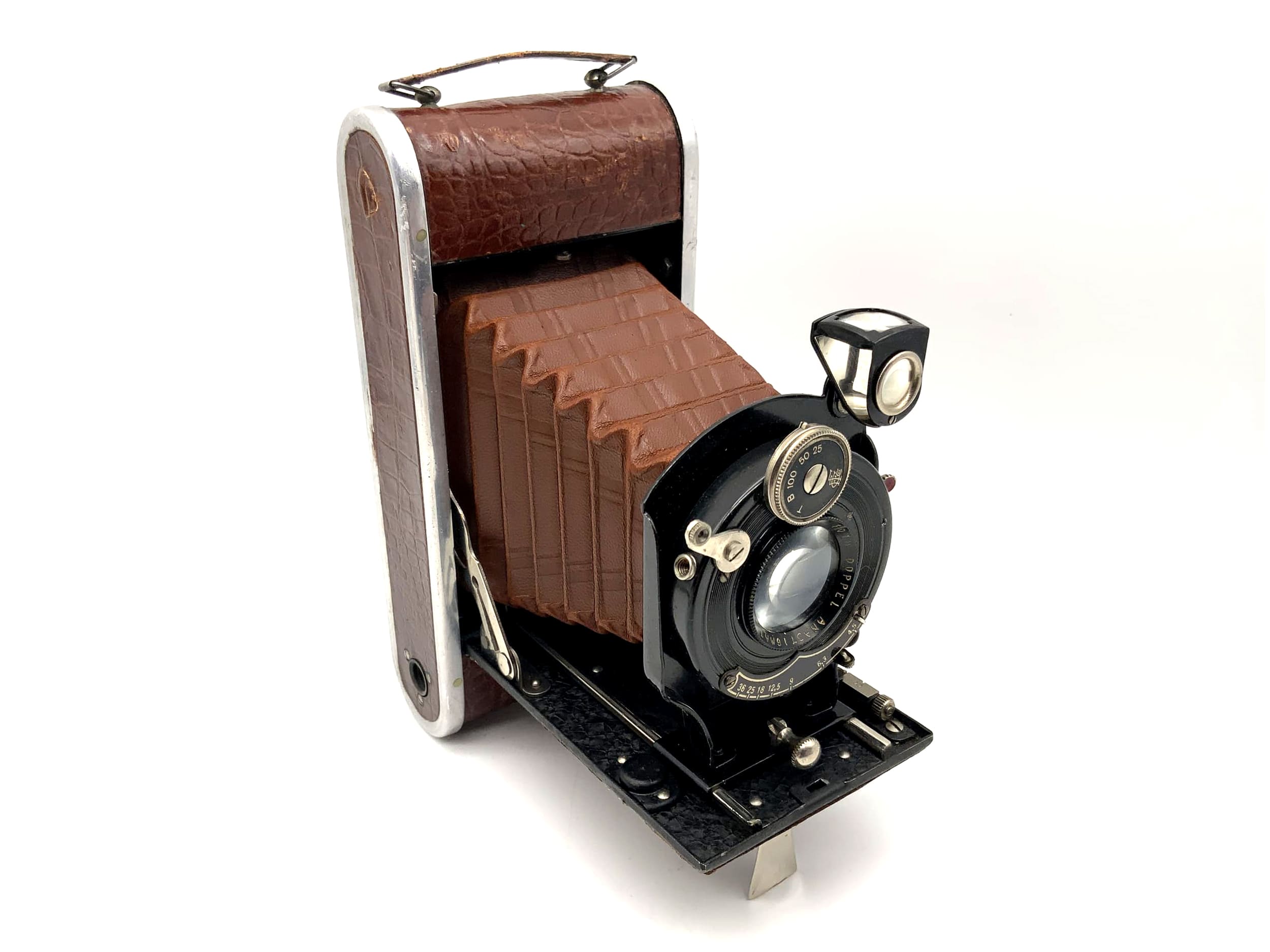 L. Schaller Foth Klappkamera mit Doppel Anastigmat 1:4.5 F=105mm