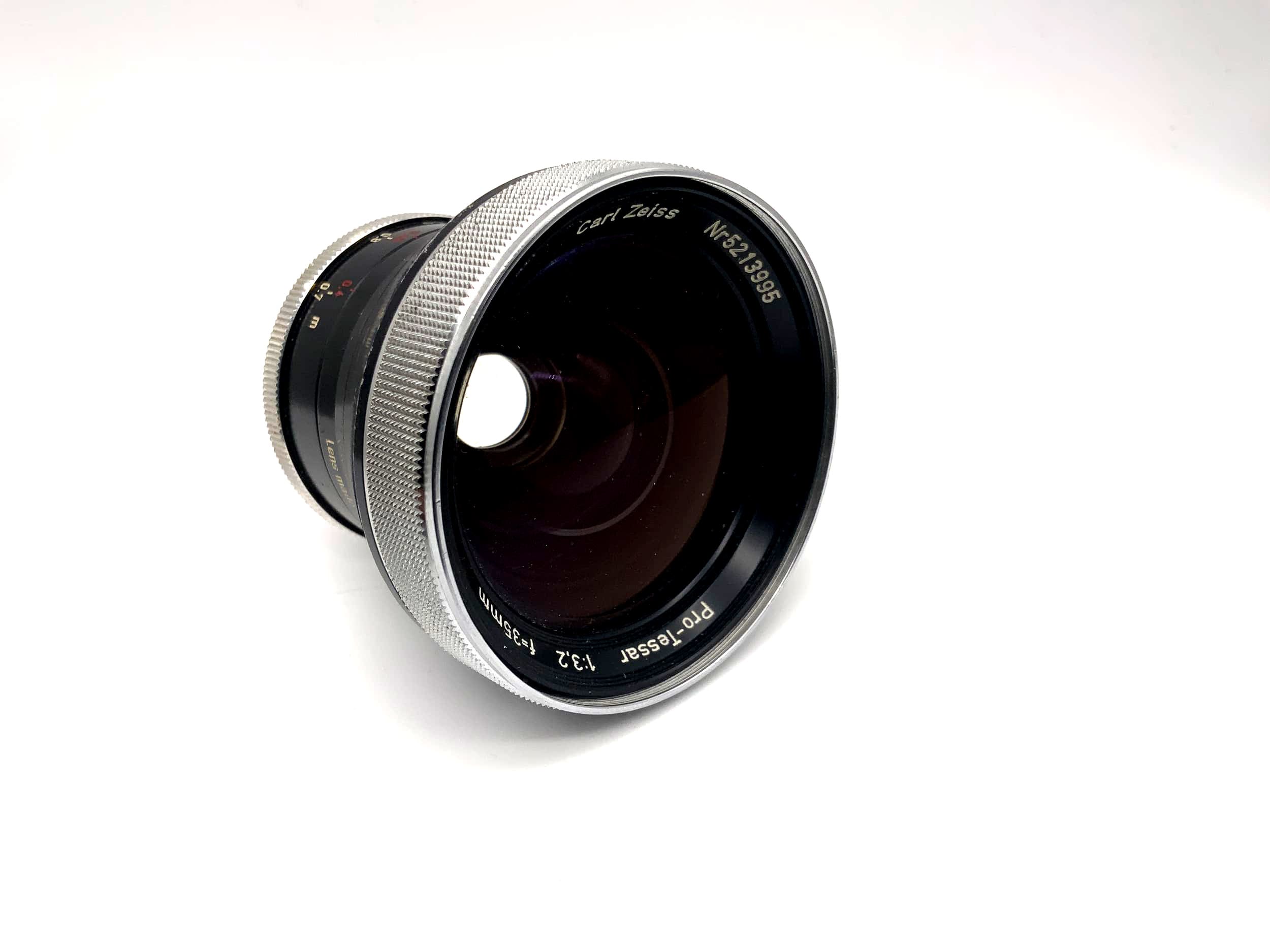 Carl Zeiss 35mm 1:3.2 Objektiv Pro Tessar für Contaflex Kamera Lens (DLK)