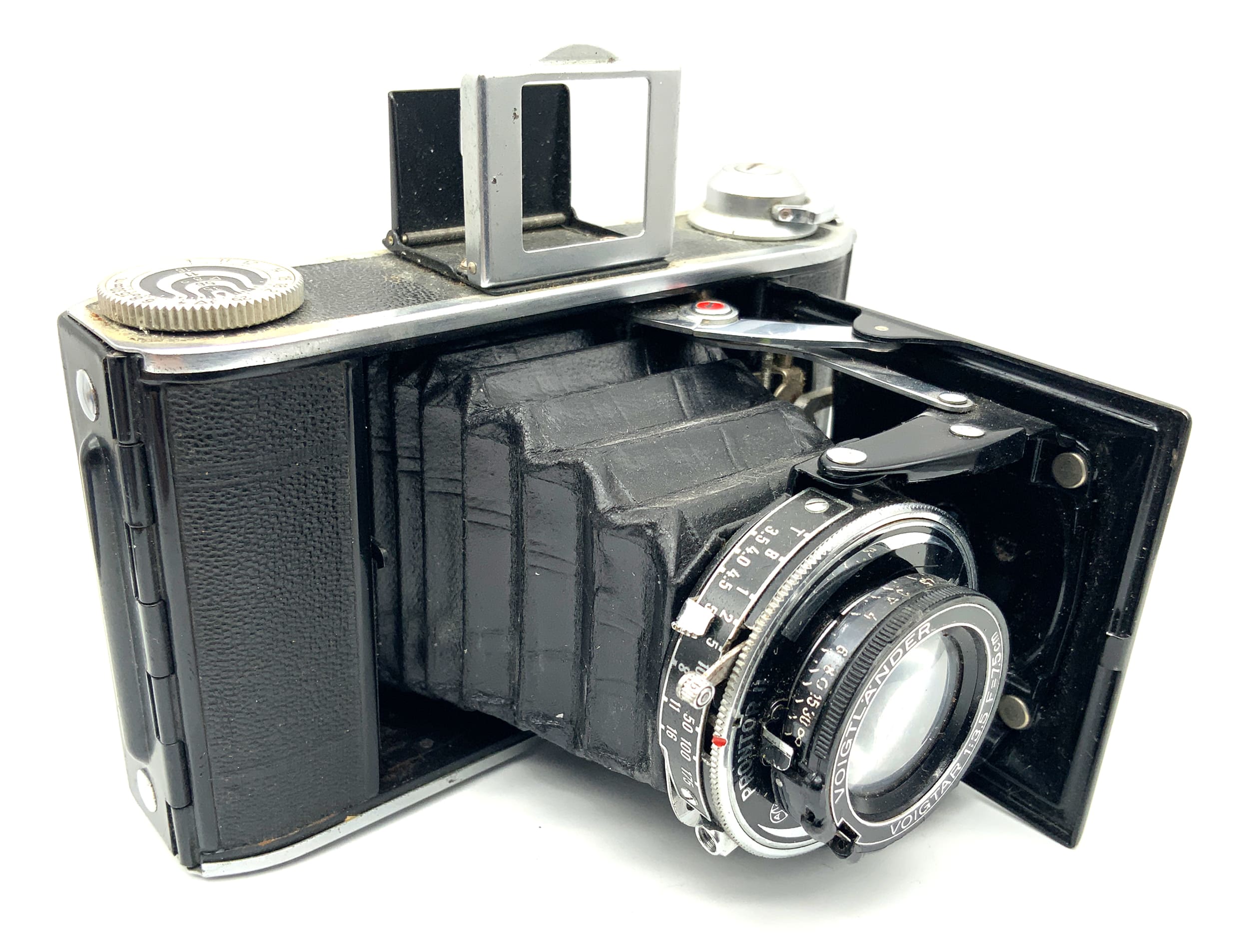 Voigtländer Bessa 66 Klappkamera mit Voigtar 1:3,5 7,5cm Prontor II Analogkamera