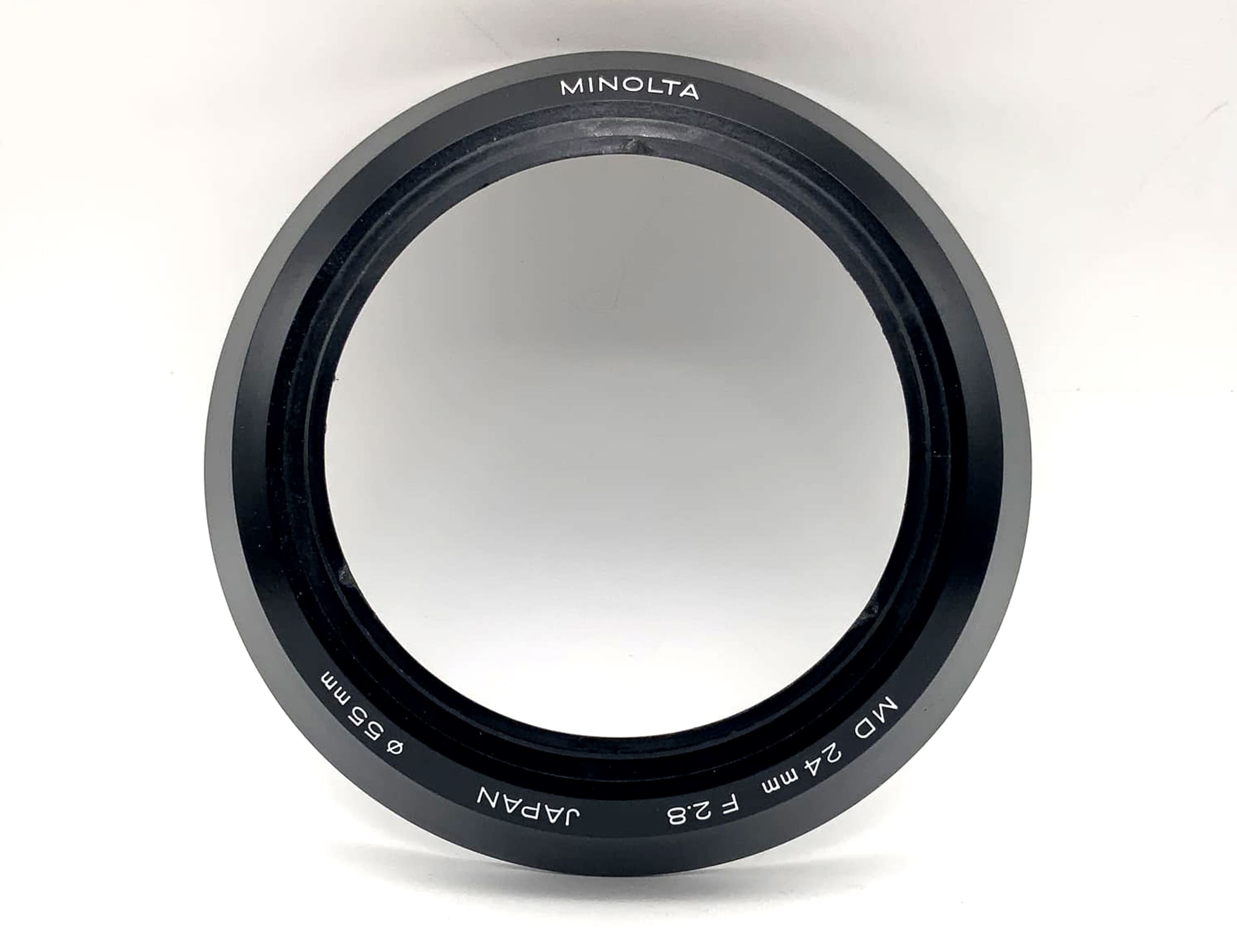 Minolta MD 24mm F2.8 Gegenlichtblende ⌀55mm lenshood Sonnenblende