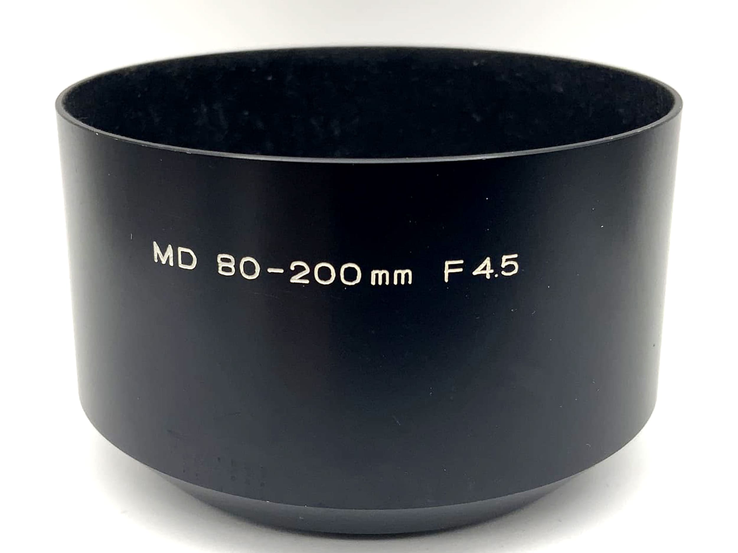 Minolta MD 80-200mm F 4.5 Gegenlichtblende Metall lenshood Sonnenblende