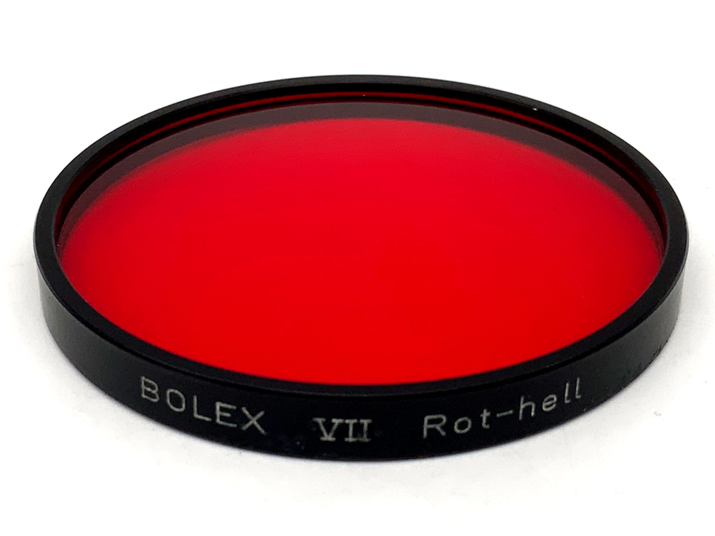 Bolex Farbfilter rot-hell light red 5x Drop-In Filter Serie VII Kreisförmig