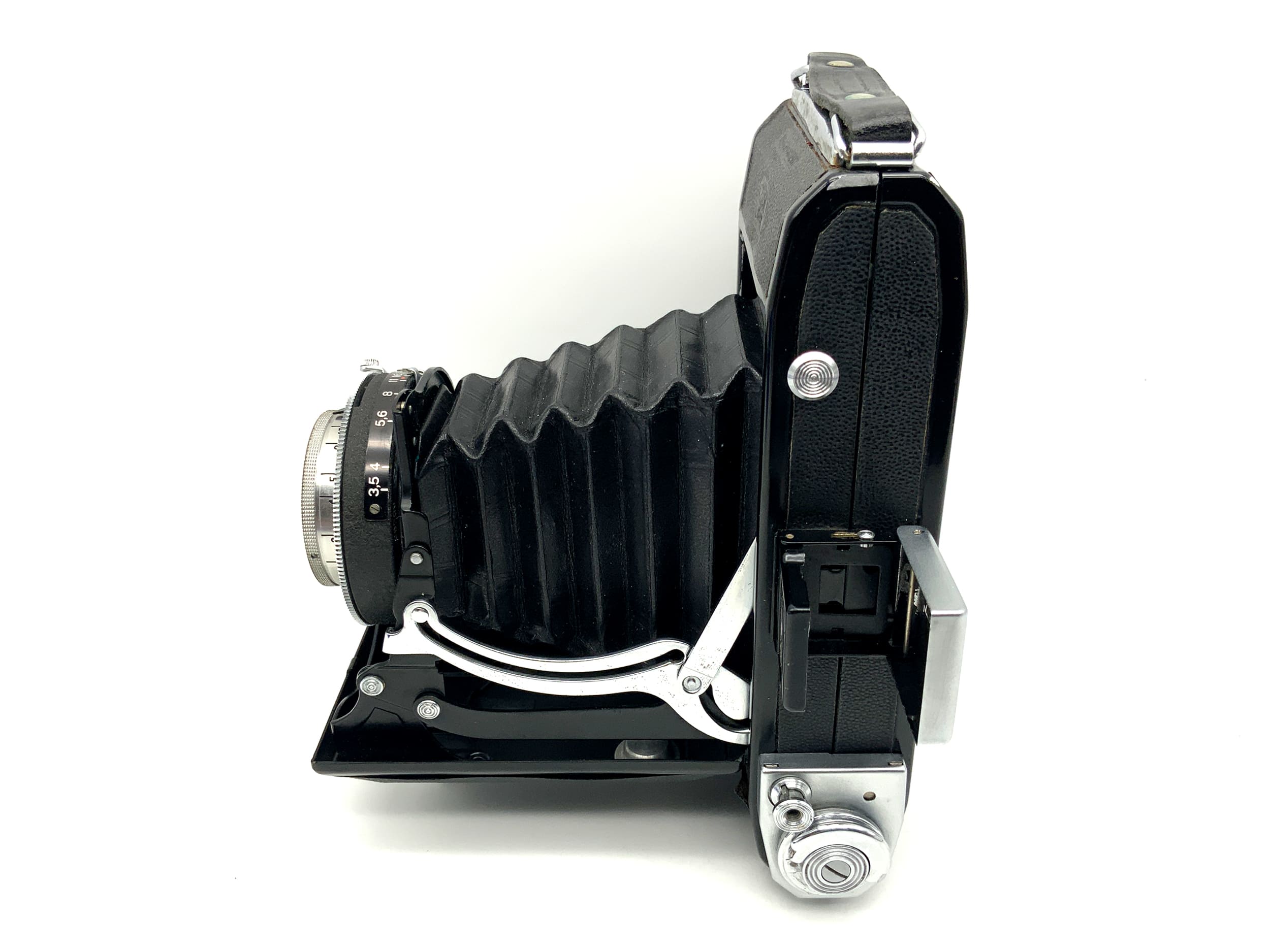 Zeiss Ikon Ercona Klappkamera mit Carl Zeiss Tessar 3,5 105mm red T Tempor