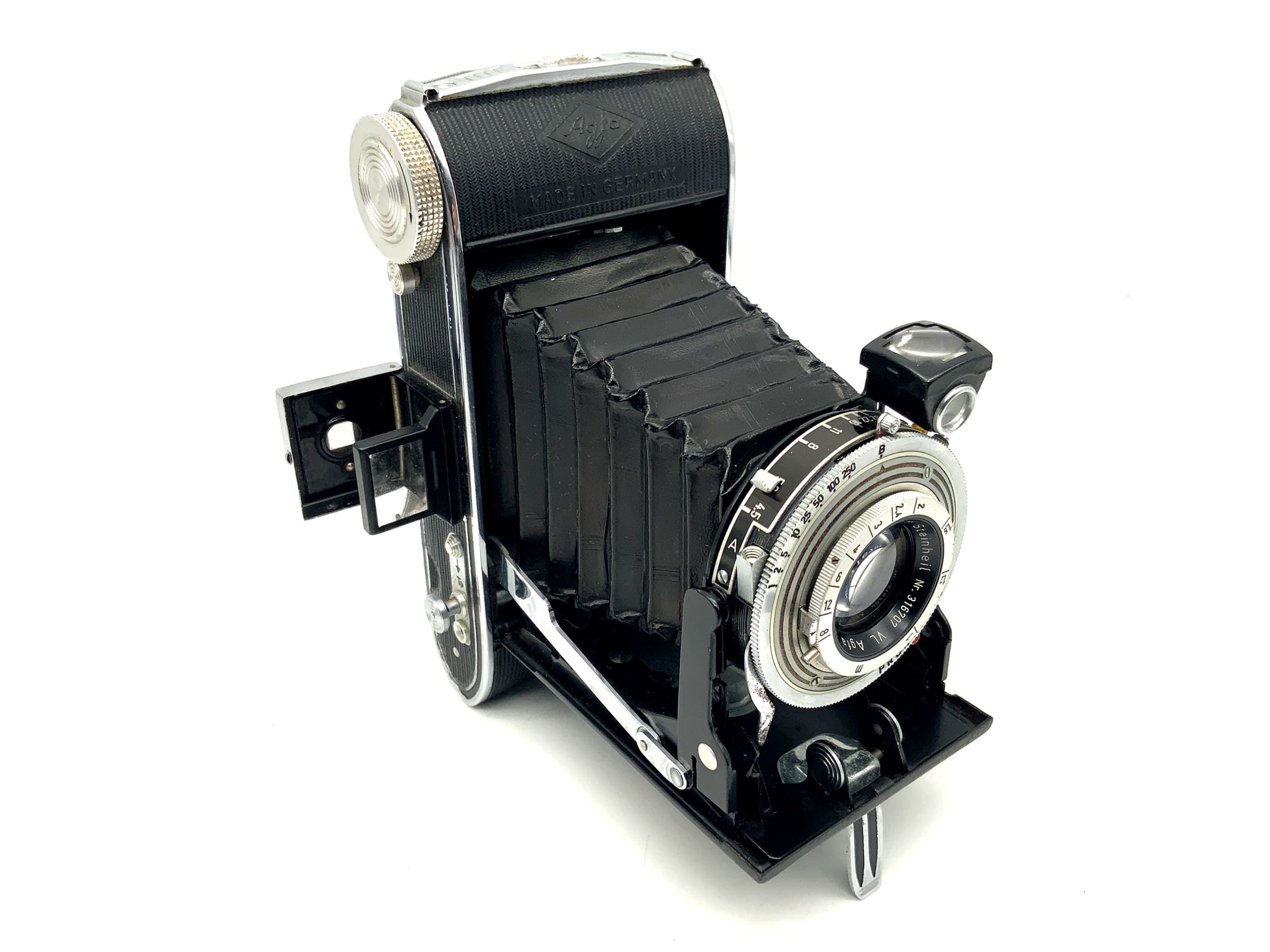 Agfa Billy Record Klappkamera mit Steinheil Apotar 1:4,5 f=105mm Prontor-S