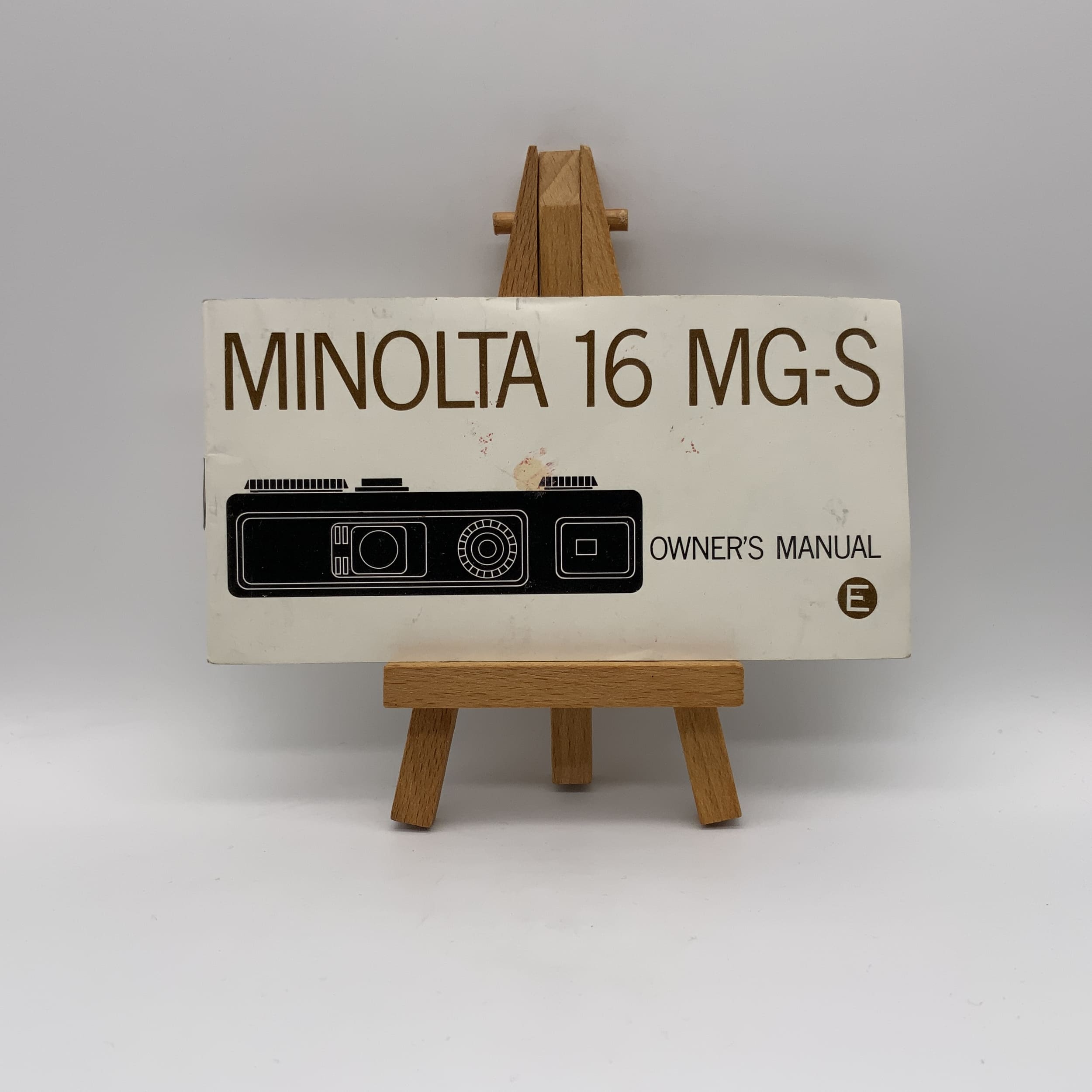Minolta 16 MG-S Bedienungsanleitung Englisch Gebrauchsanweisung